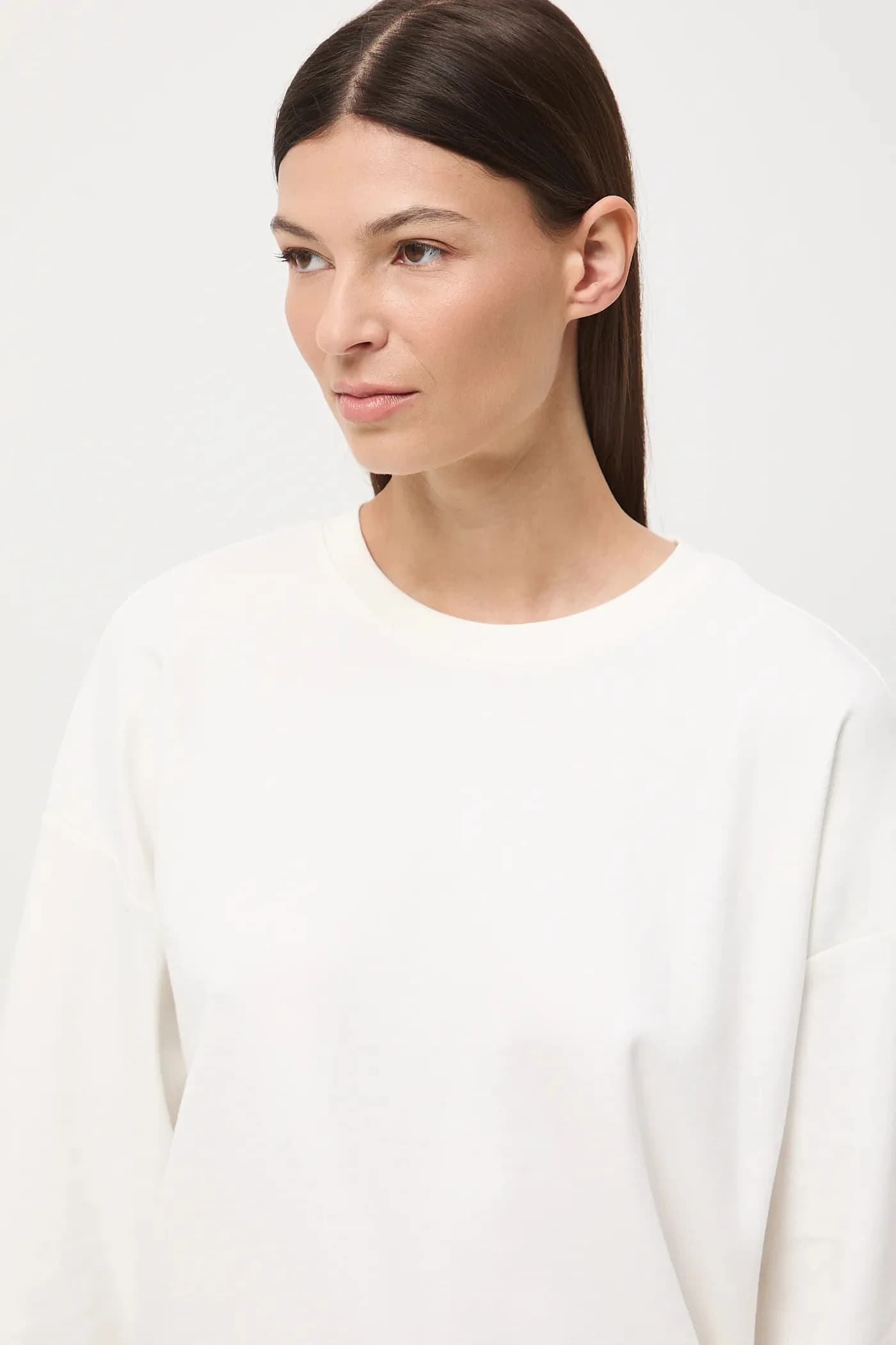 Хлопковая рубашка с длинным рукавом - фото 4