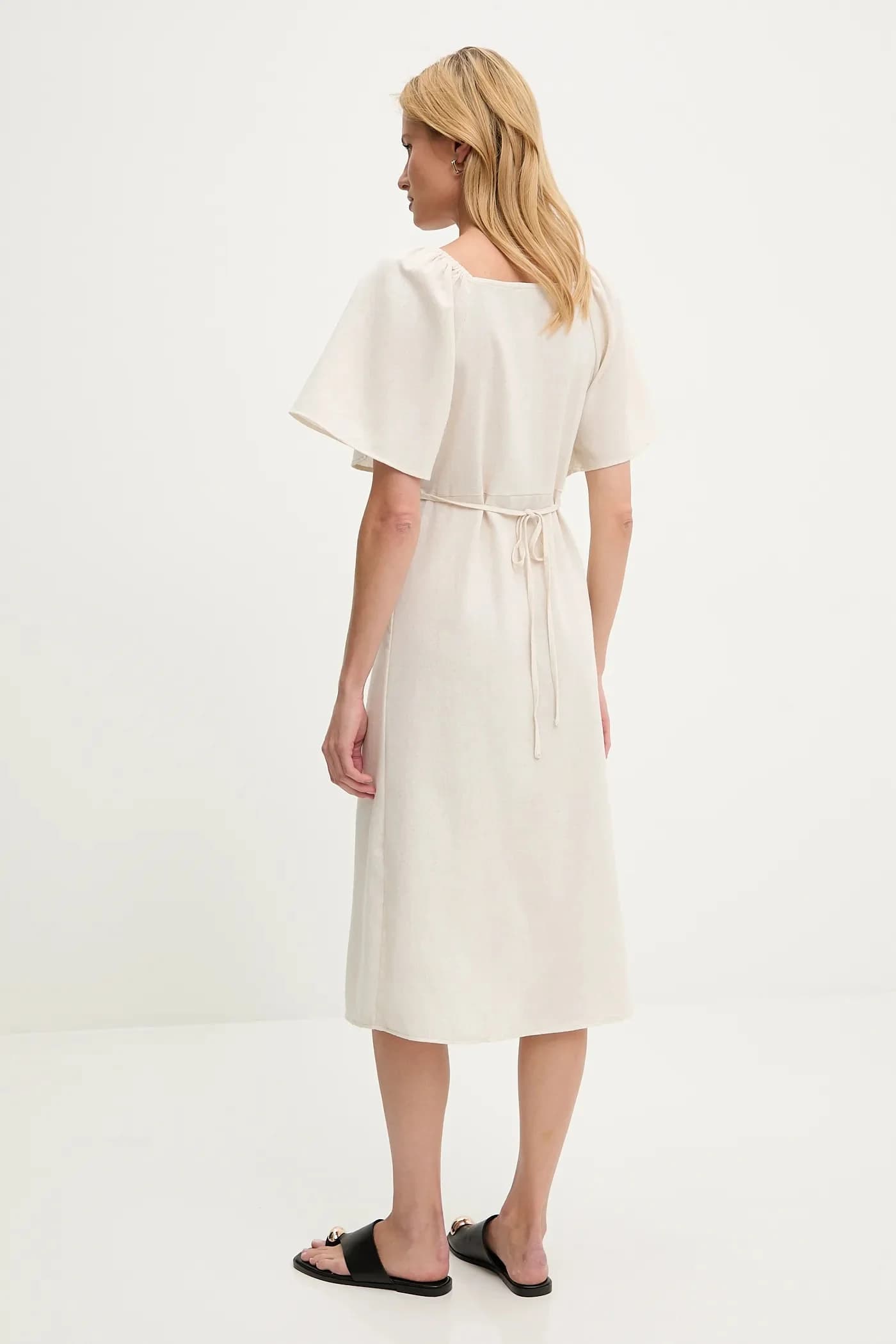 Льняное платье - фото 3