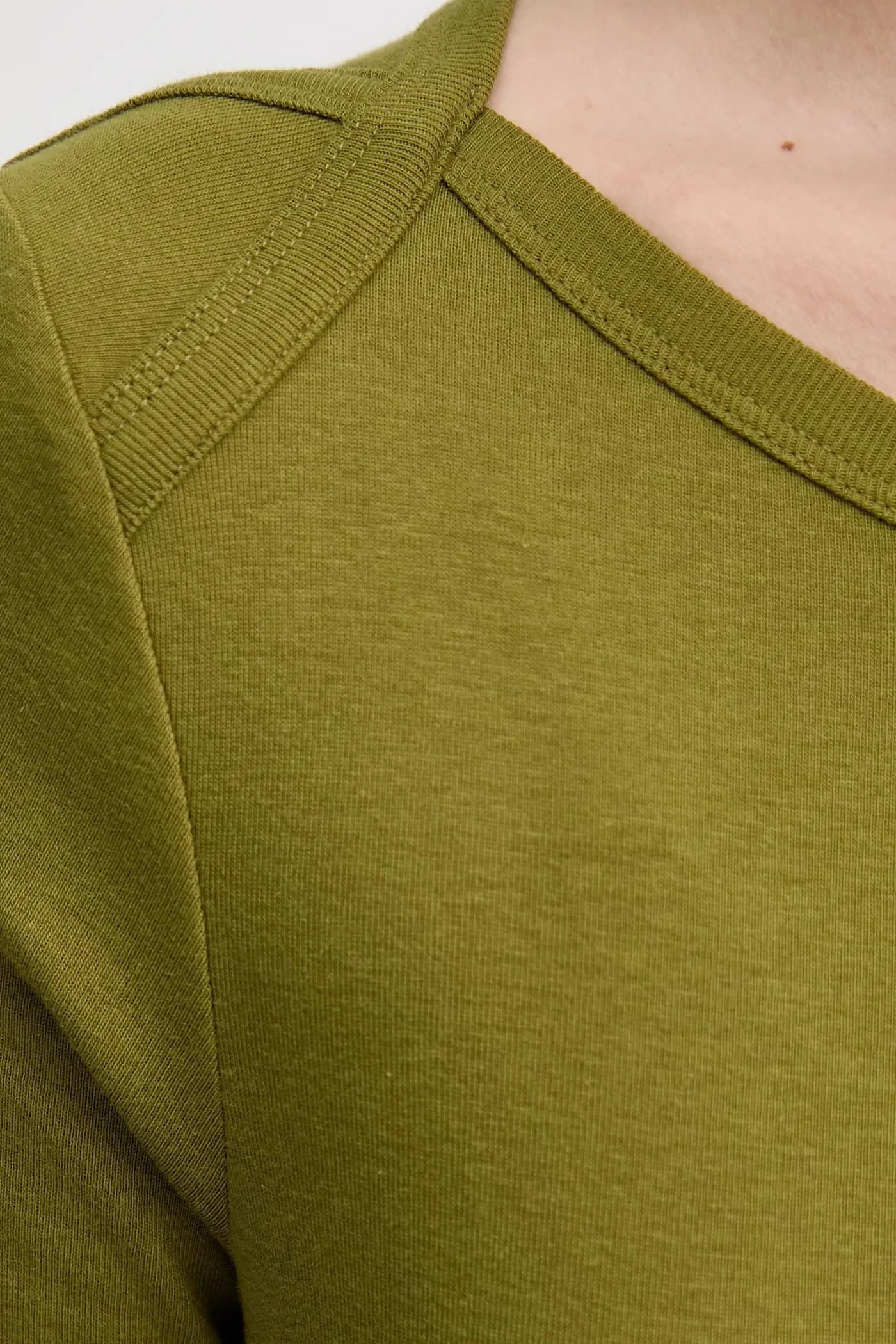 Хлопковая рубашка с длинным рукавом - фото 5