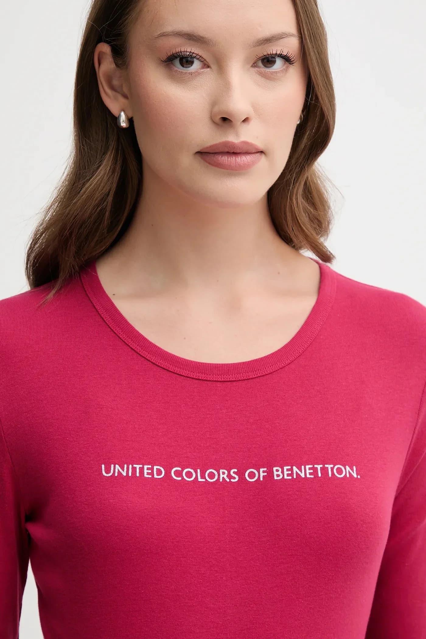 Хлопковая рубашка с длинным рукавом - фото 4