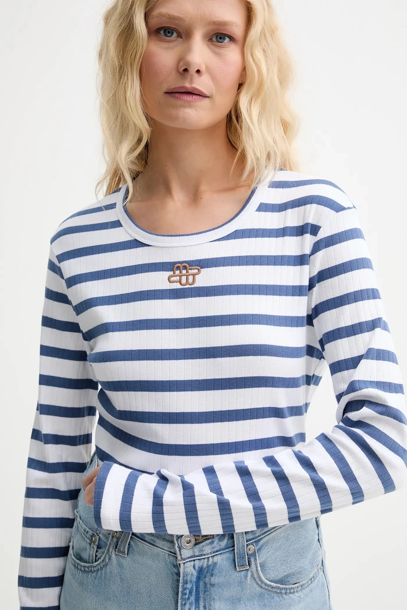 хлопковая рубашка POTE с длинными рукавами - фото 4