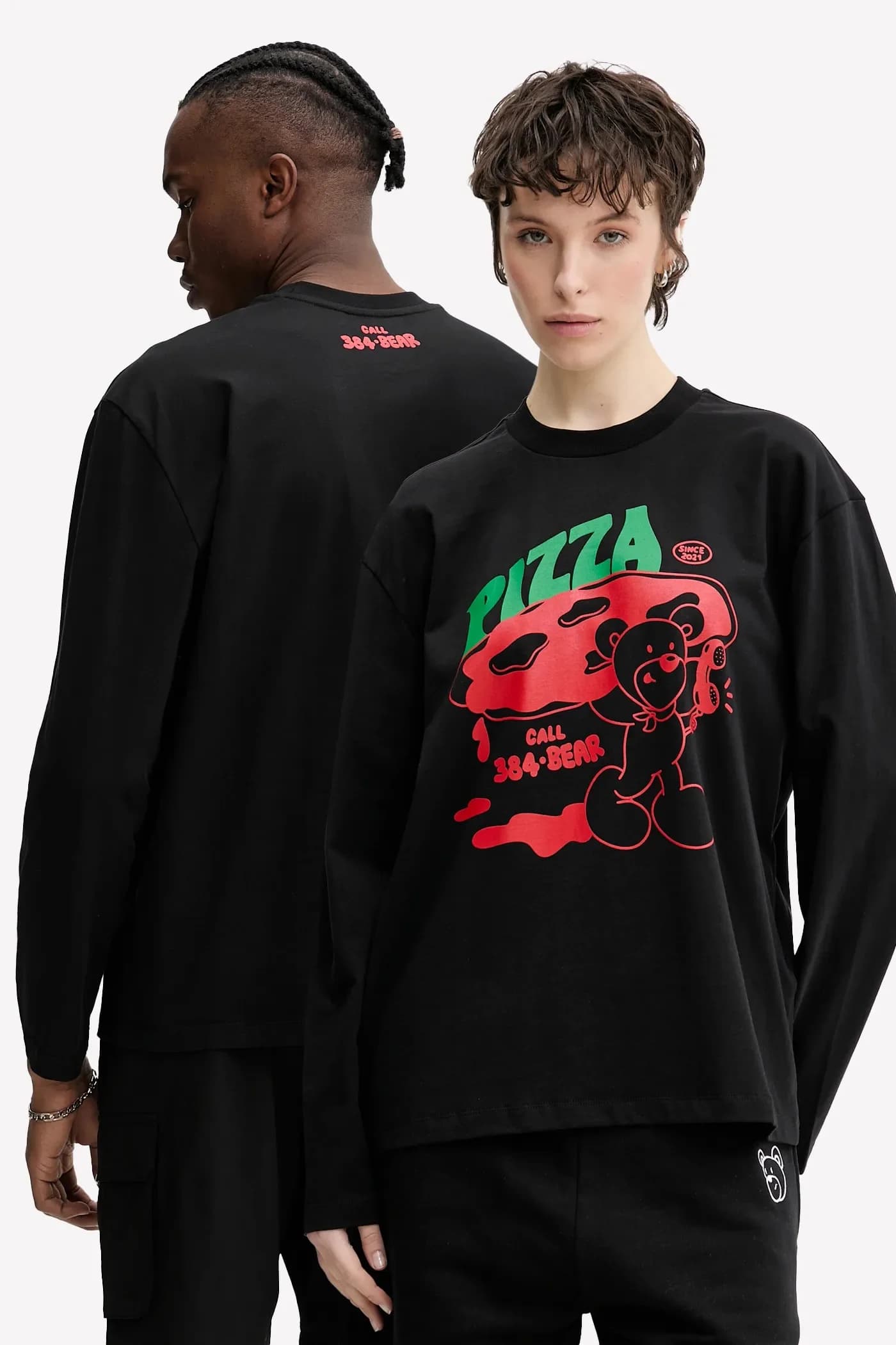 Хлопковая рубашка с длинным рукавом