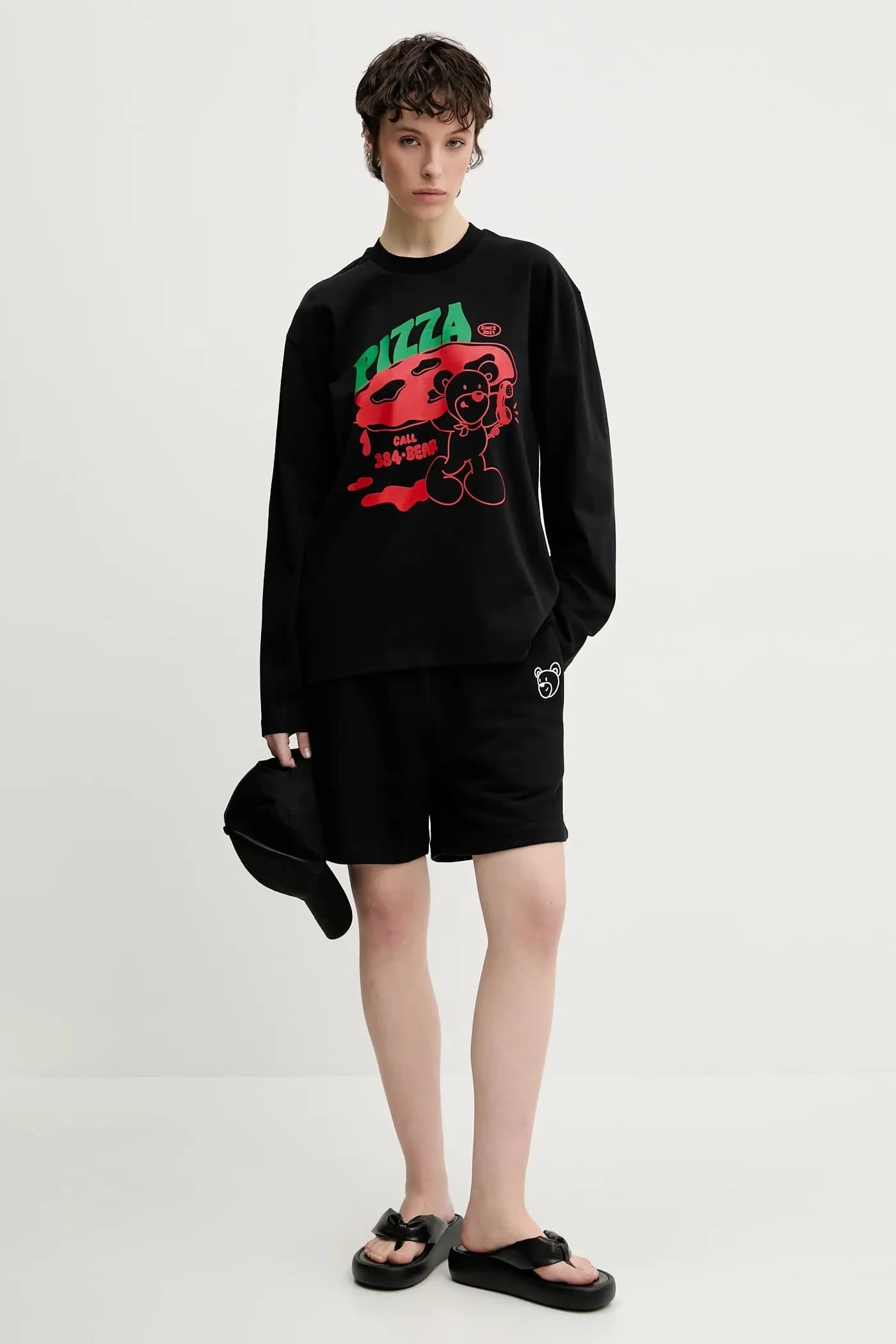 Хлопковая рубашка с длинным рукавом - фото 5