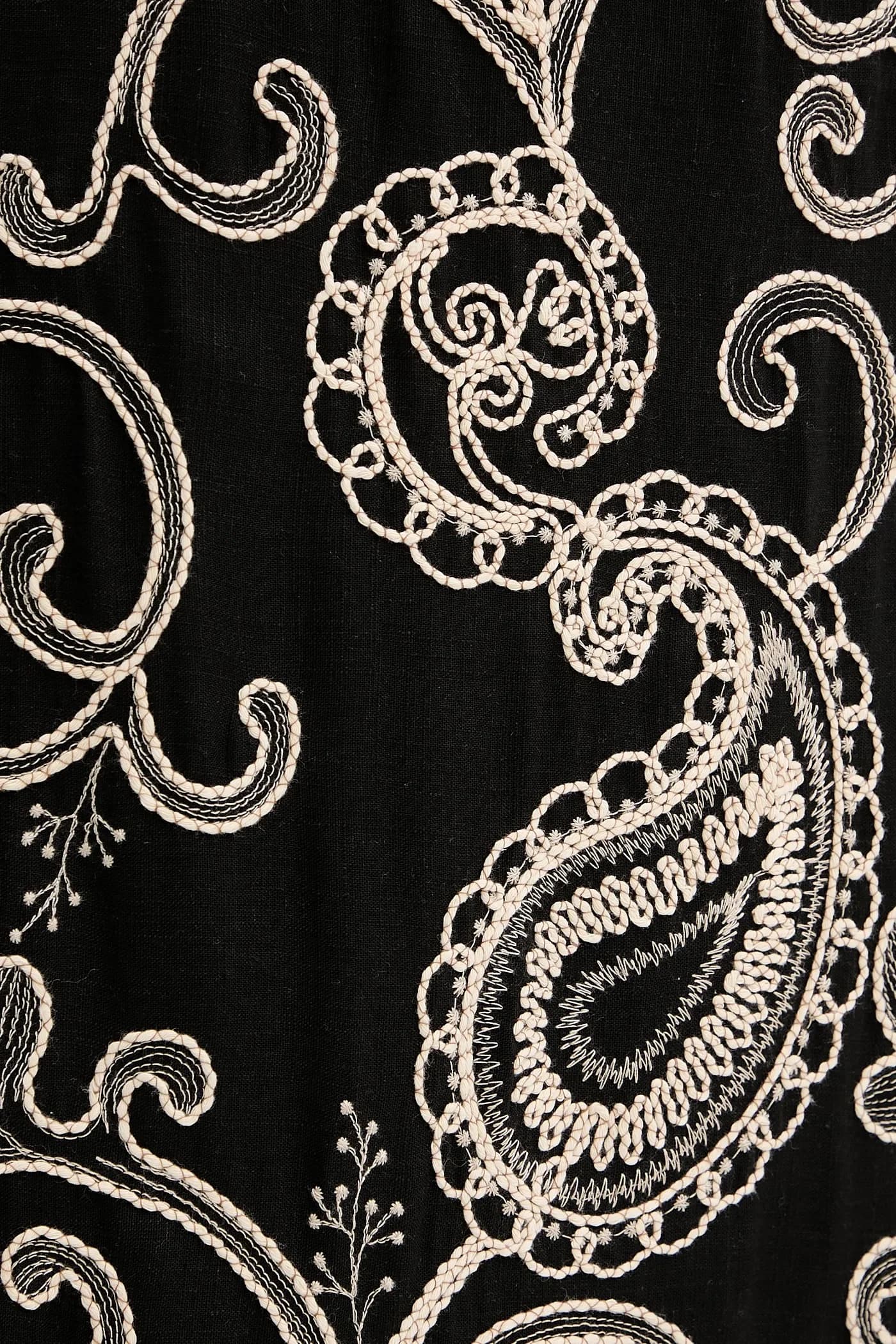 Платье из смесового льна - фото 4