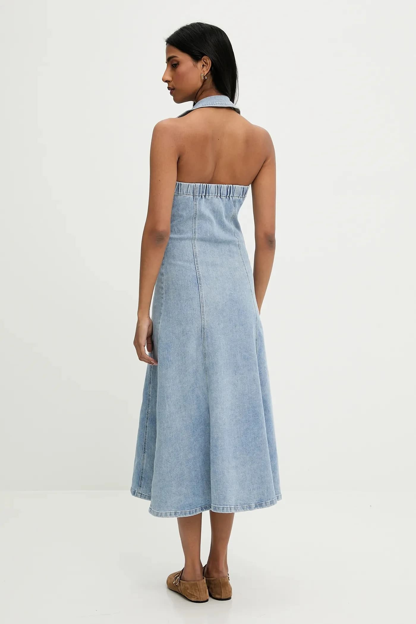 Джинсовое платье - фото 3