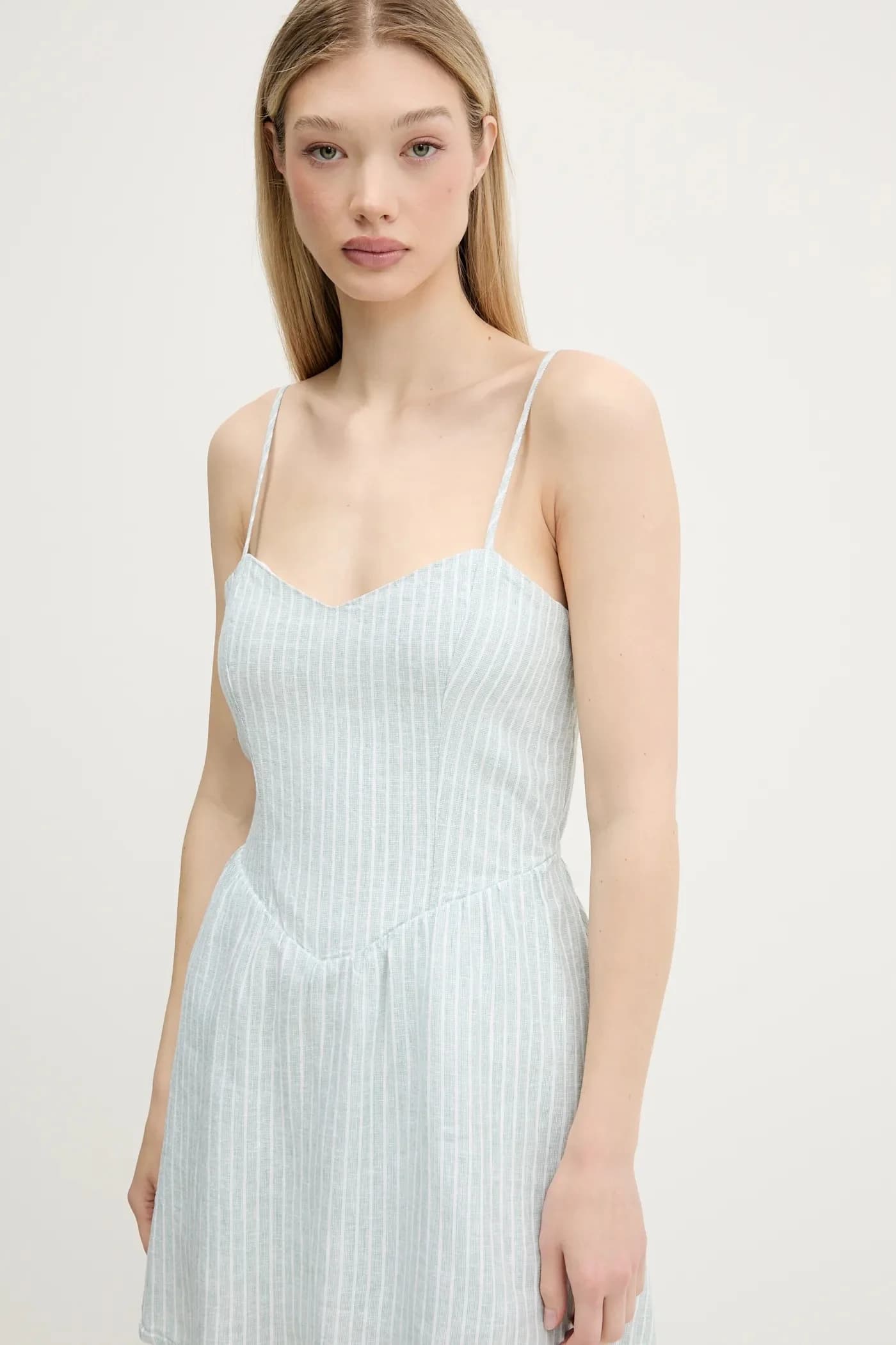 Льняное платье - фото 4