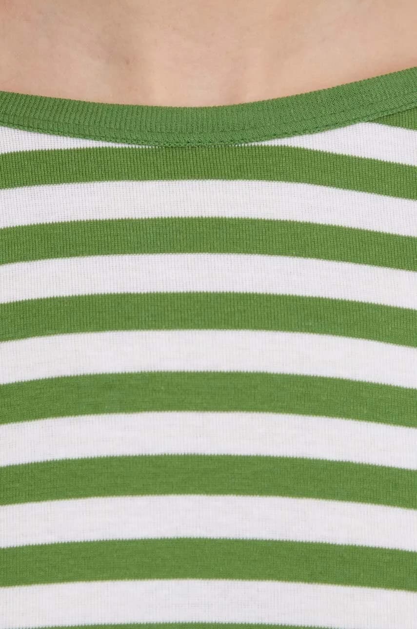 Хлопковая рубашка с длинным рукавом - фото 5