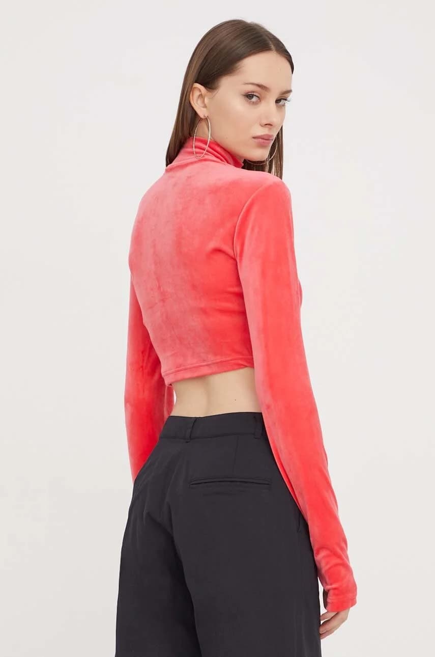 Велюровый лонгслив - фото 3