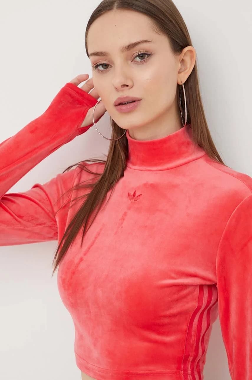 Велюровый лонгслив - фото 4