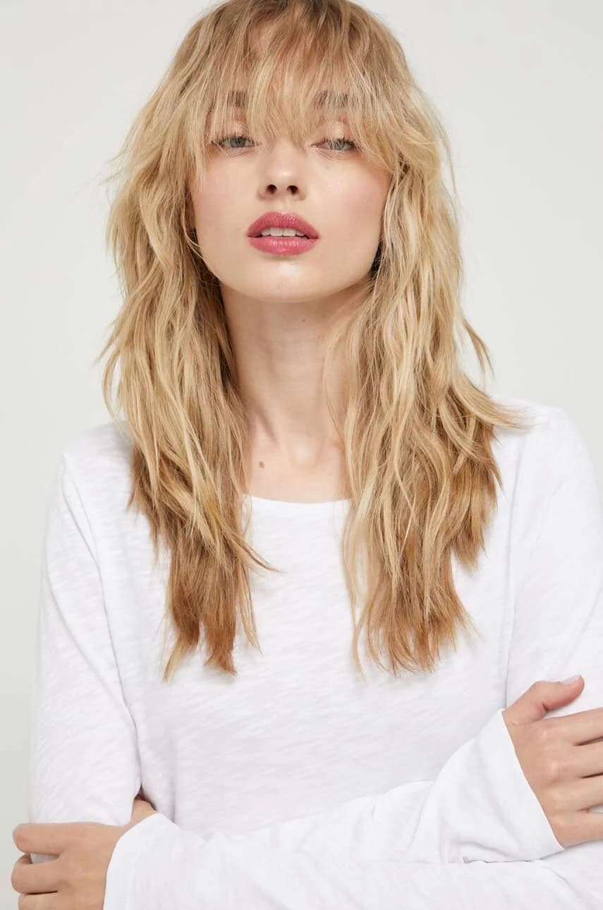 Хлопковая рубашка с длинным рукавом - фото 4