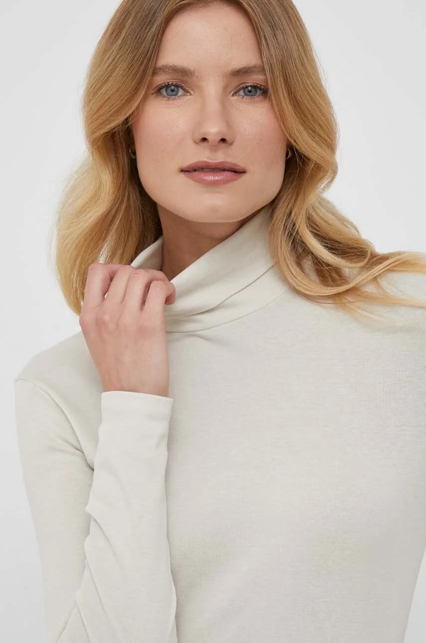 Хлопковая рубашка с длинным рукавом - фото 4