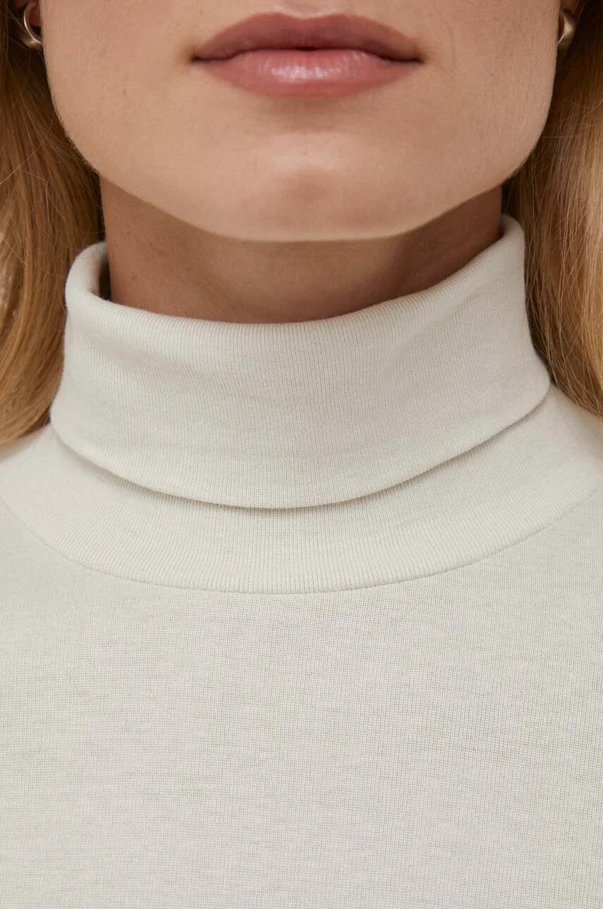 Хлопковая рубашка с длинным рукавом - фото 5