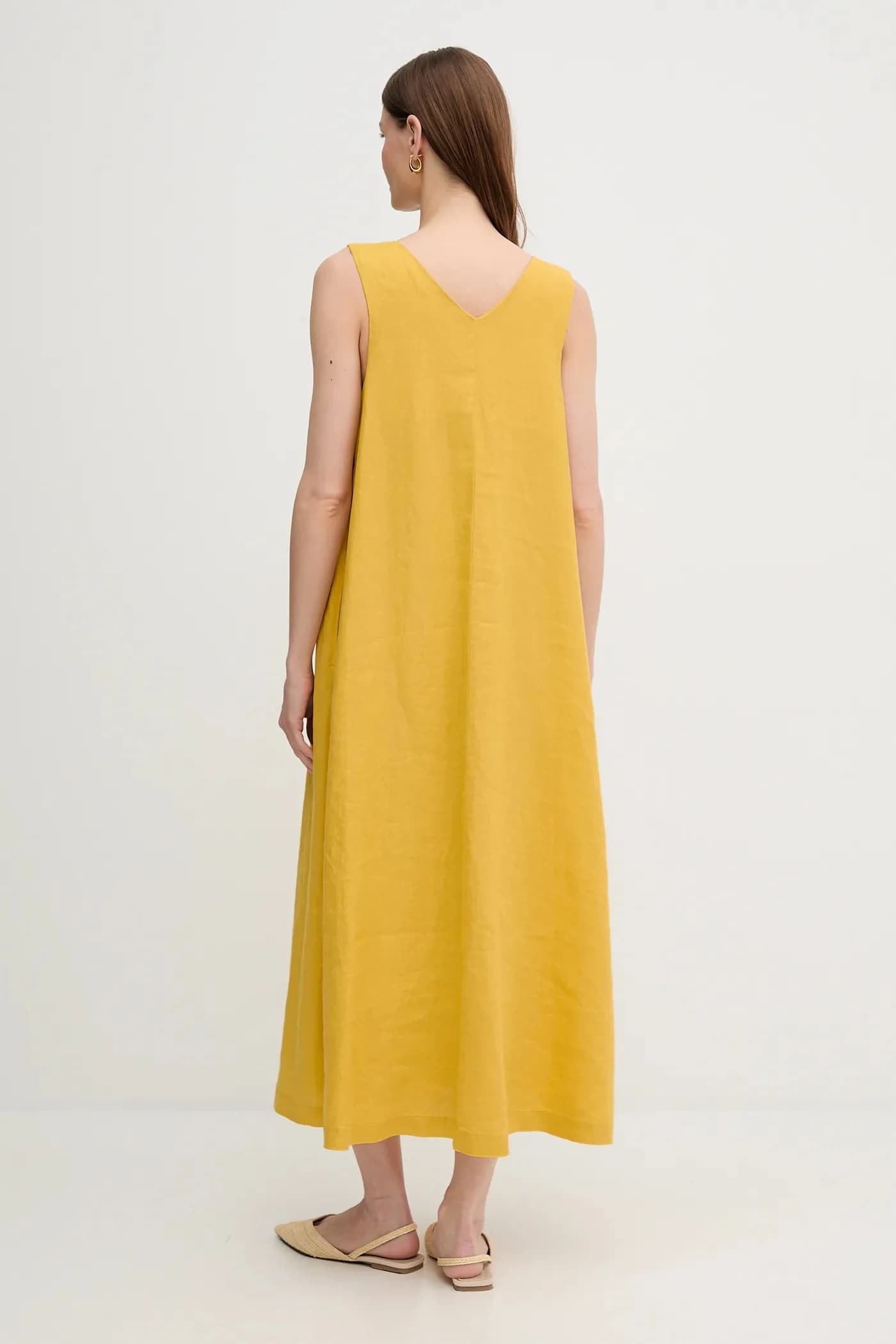 Льняное платье - фото 3