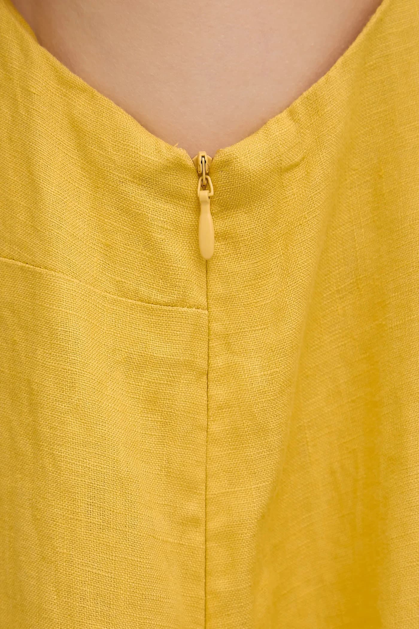 Льняное платье - фото 5