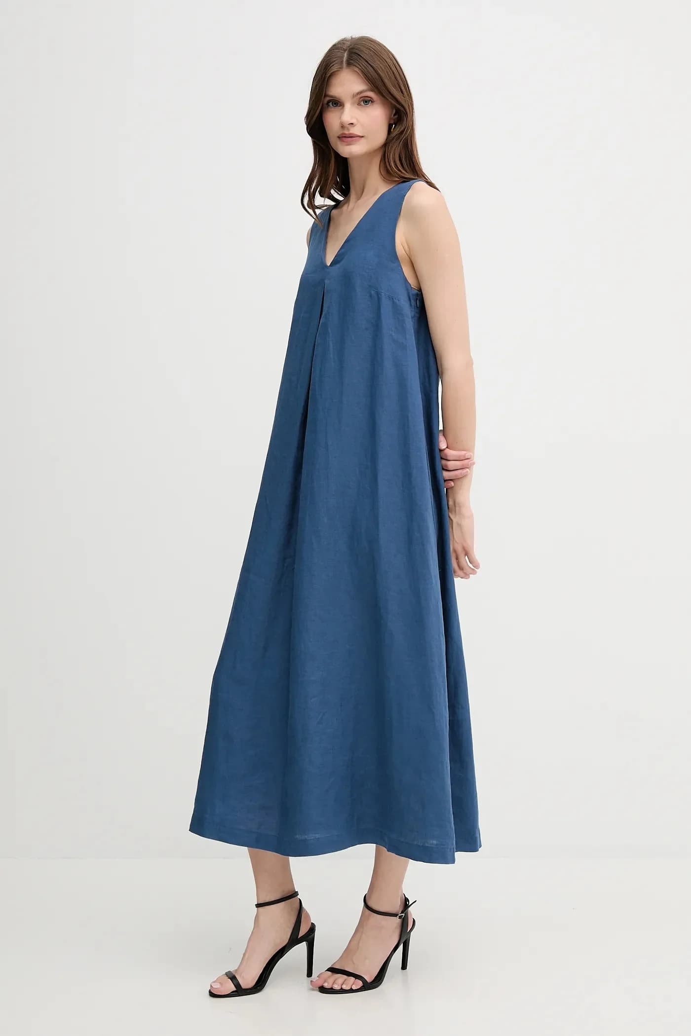 Льняное платье - фото 2