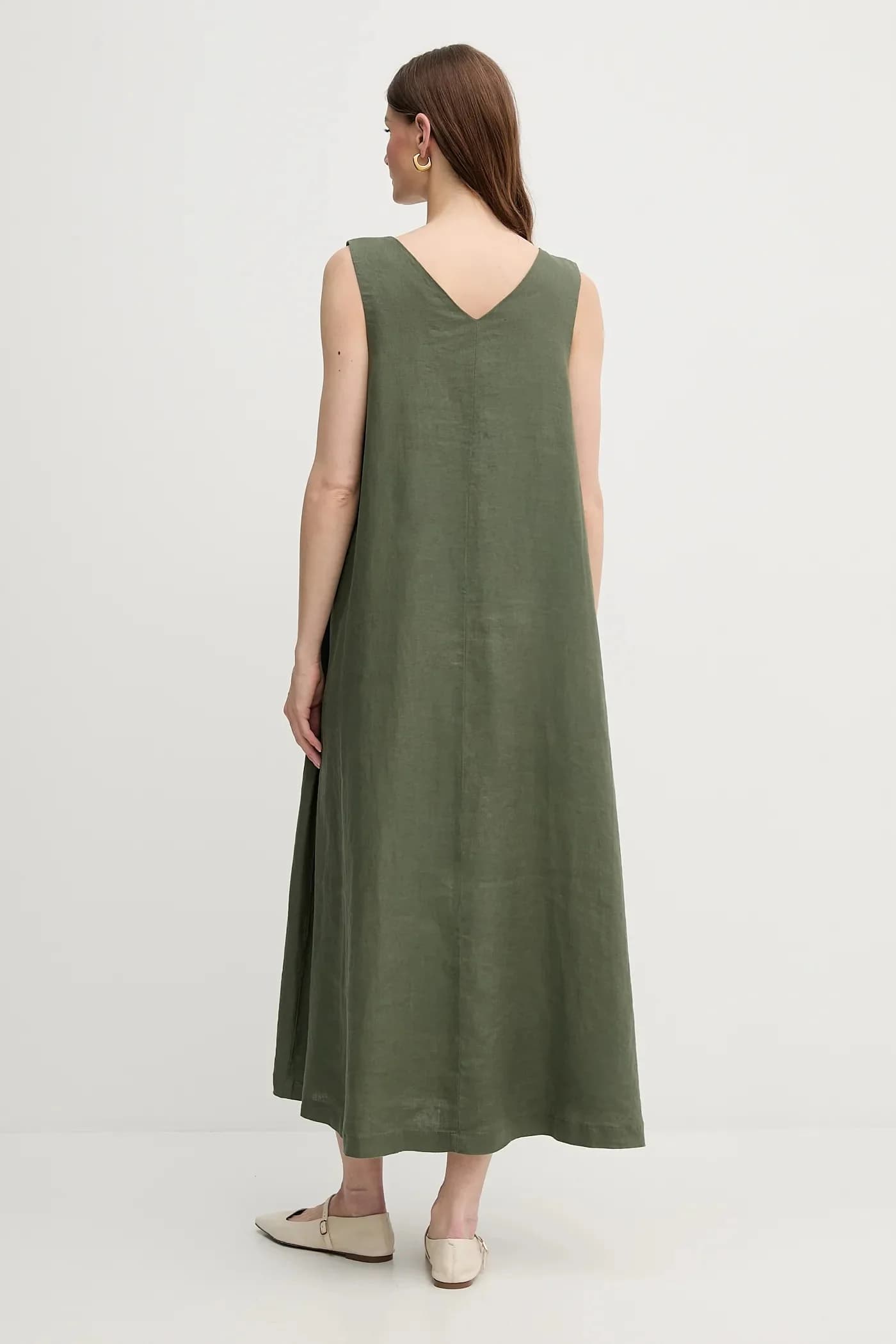 Льняное платье - фото 3