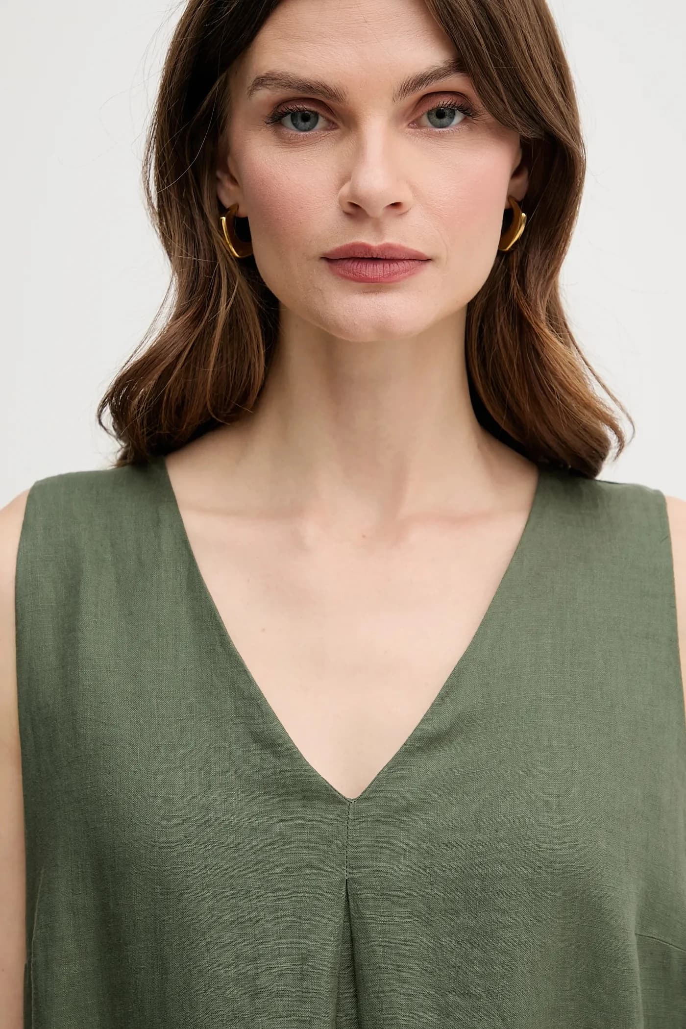 Льняное платье - фото 5