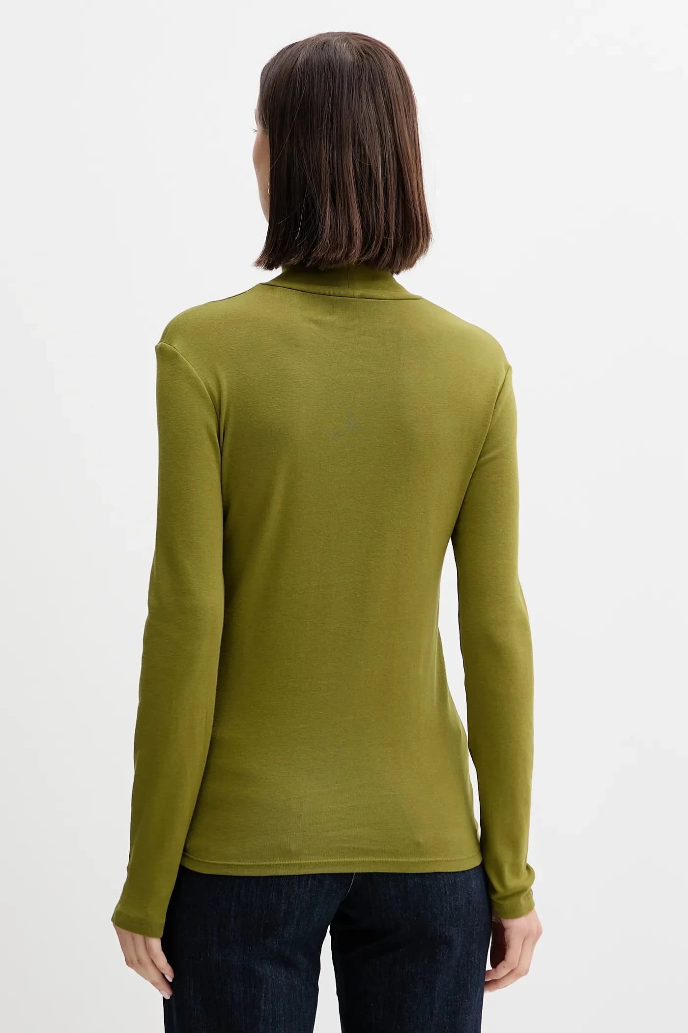 Хлопковая рубашка с длинным рукавом - фото 3