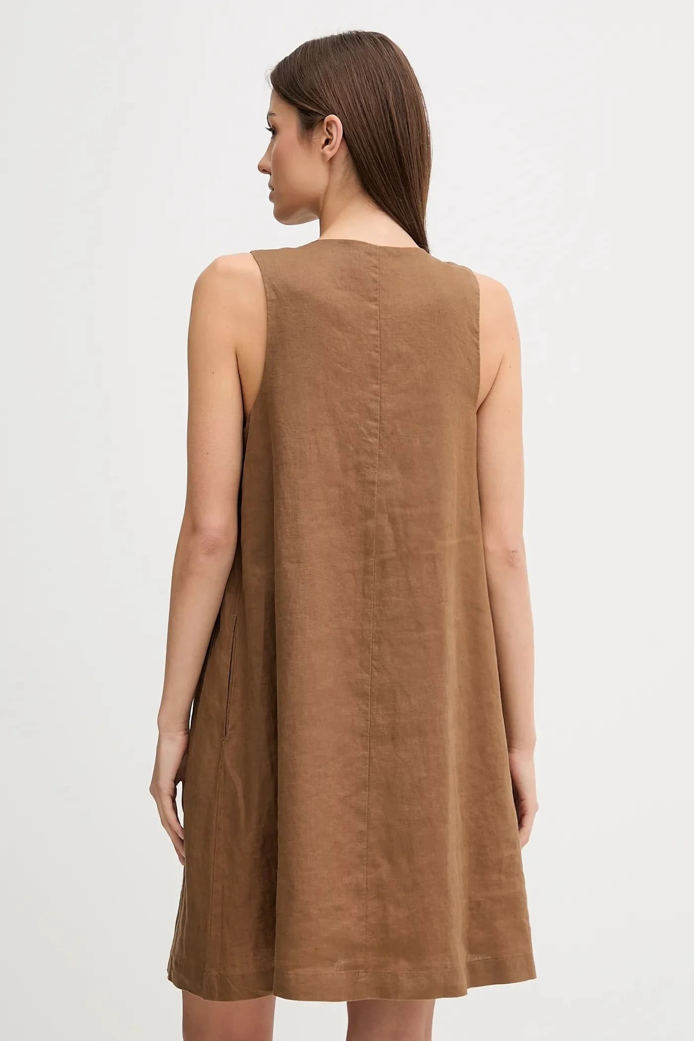 Льняное платье - фото 3