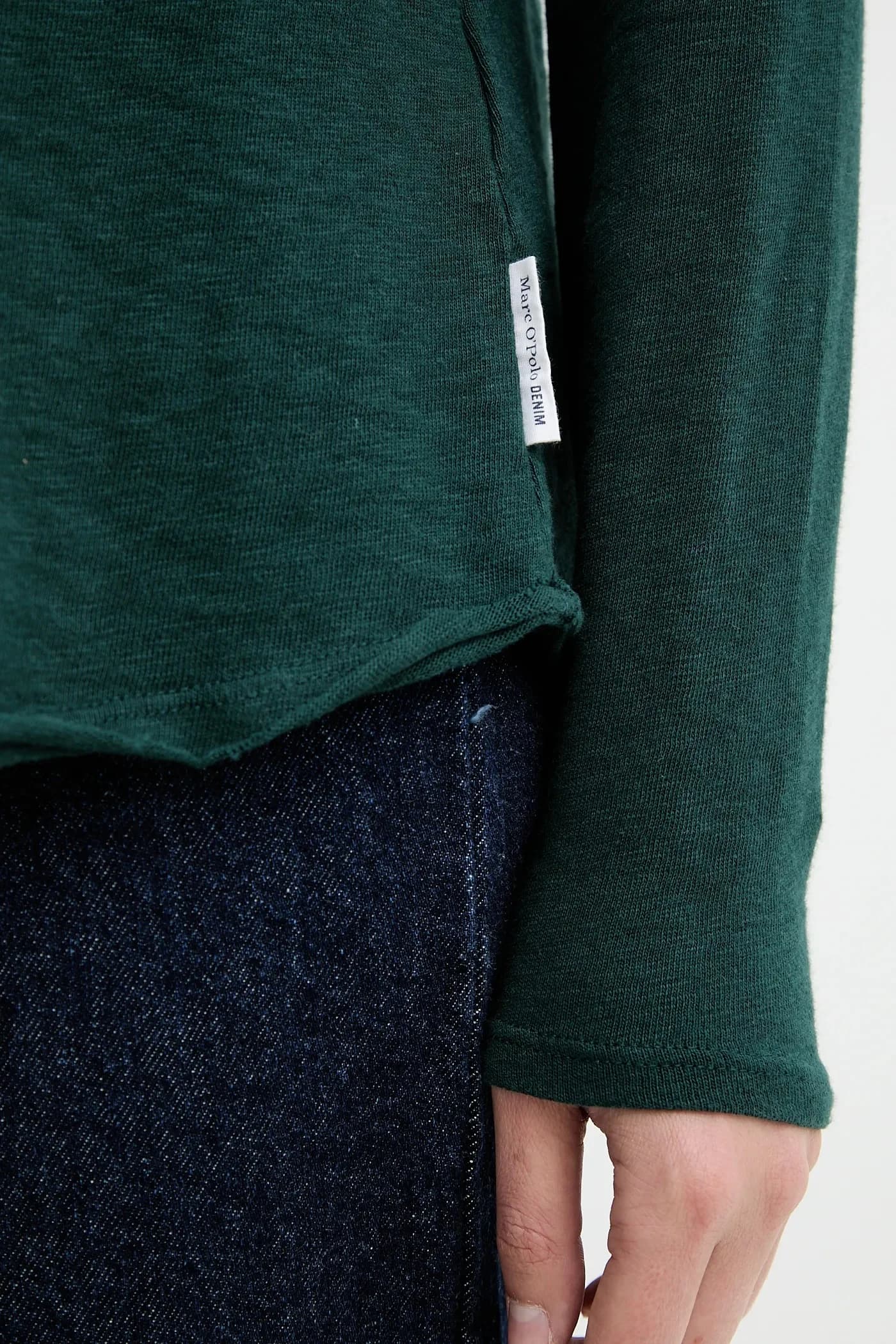 Хлопковая рубашка с длинным рукавом - фото 6