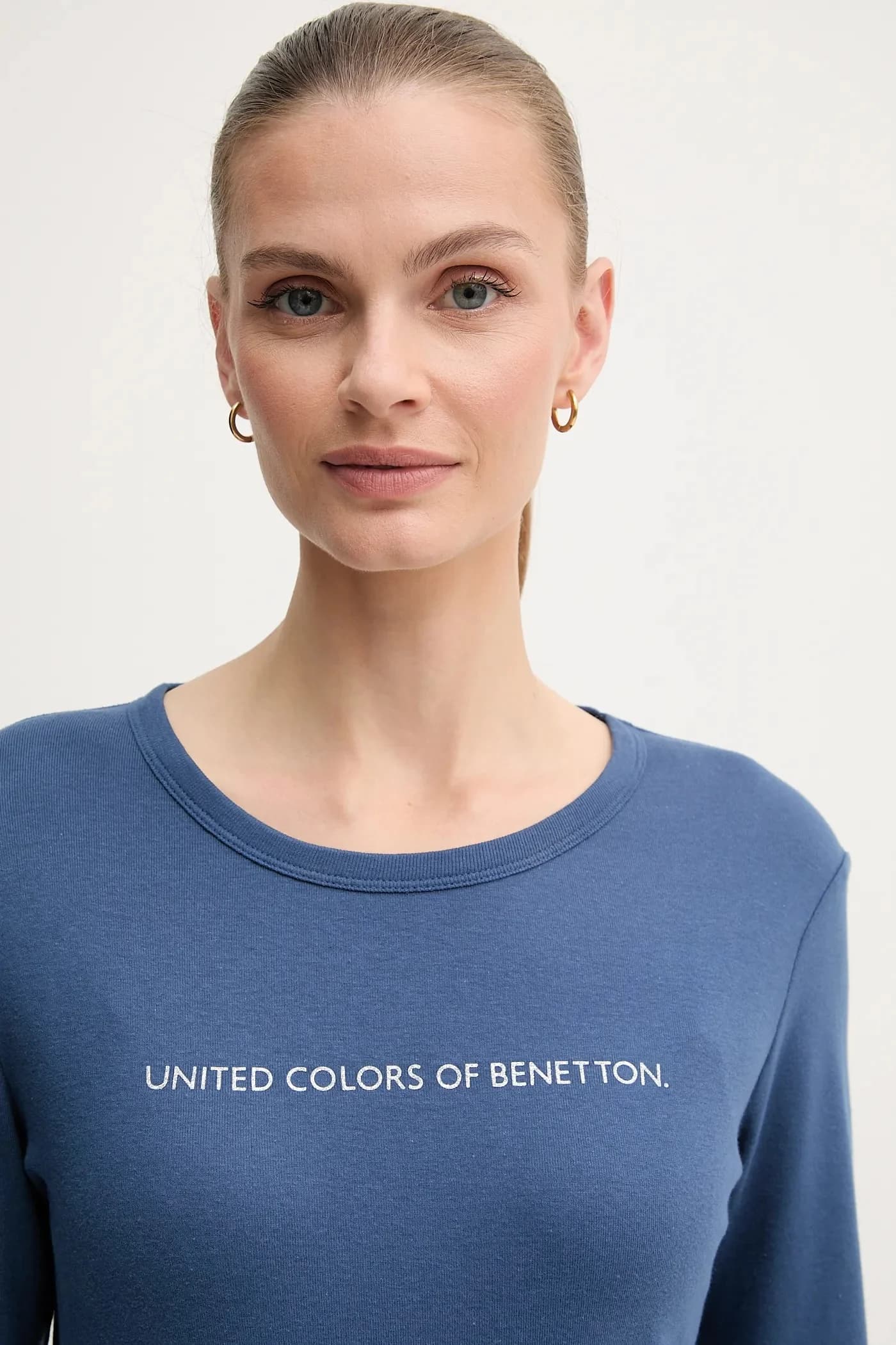 Хлопковая рубашка с длинным рукавом - фото 4