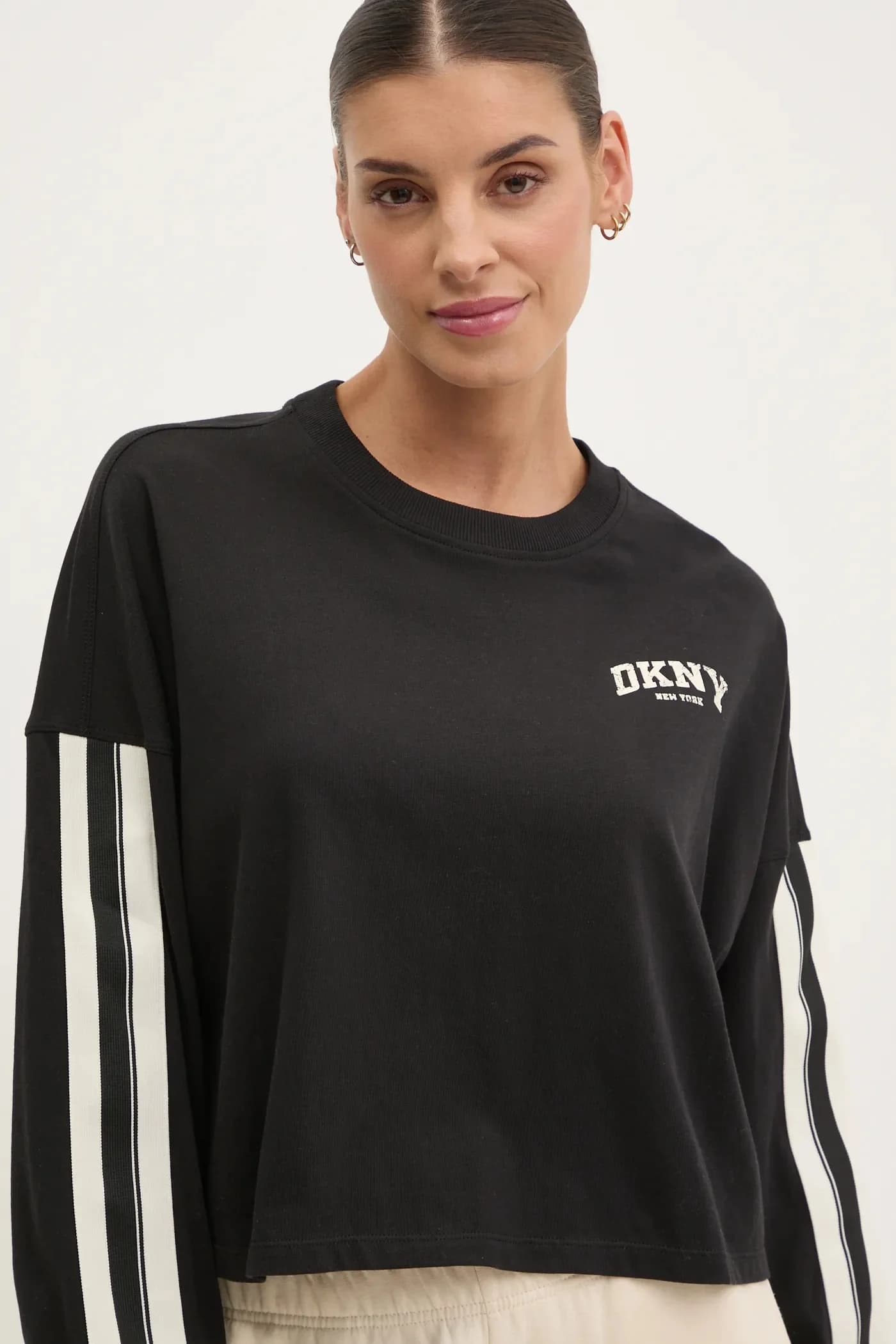 Хлопковая рубашка с длинным рукавом - фото 4