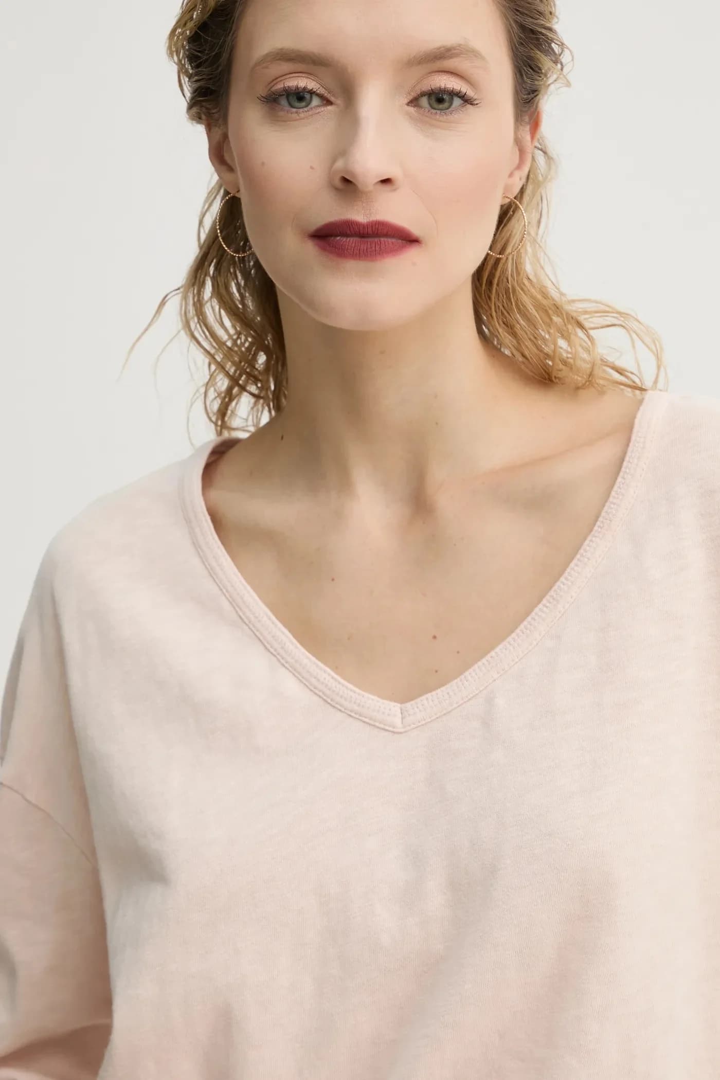 Хлопковая рубашка с длинным рукавом - фото 4