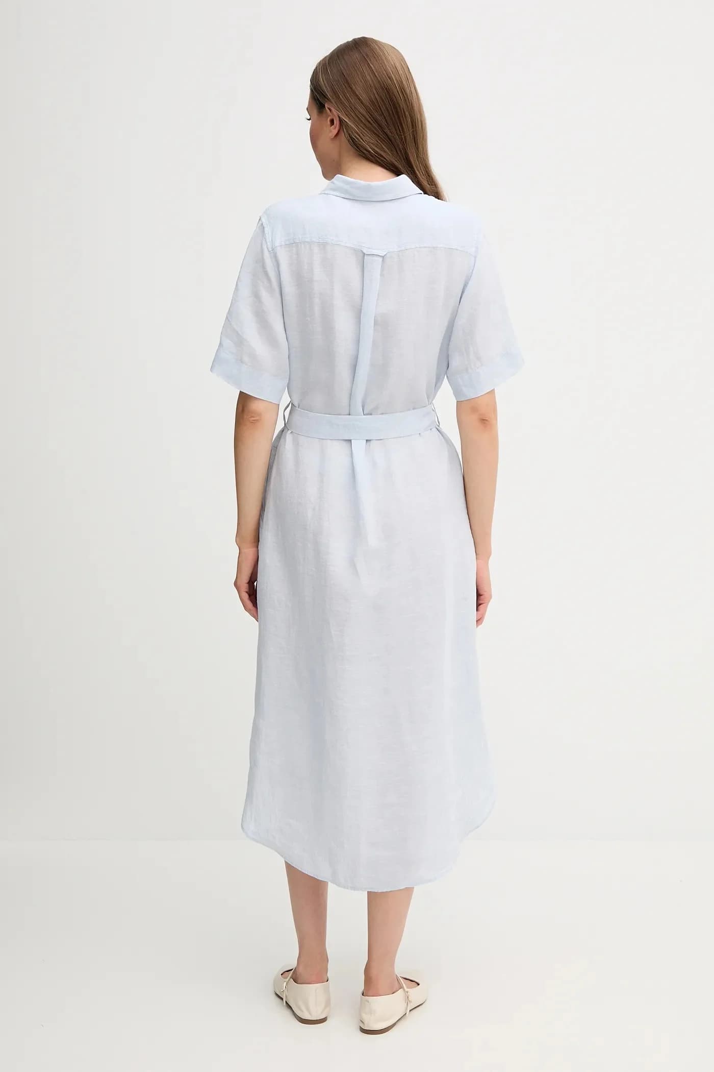 Льняное платье - фото 3