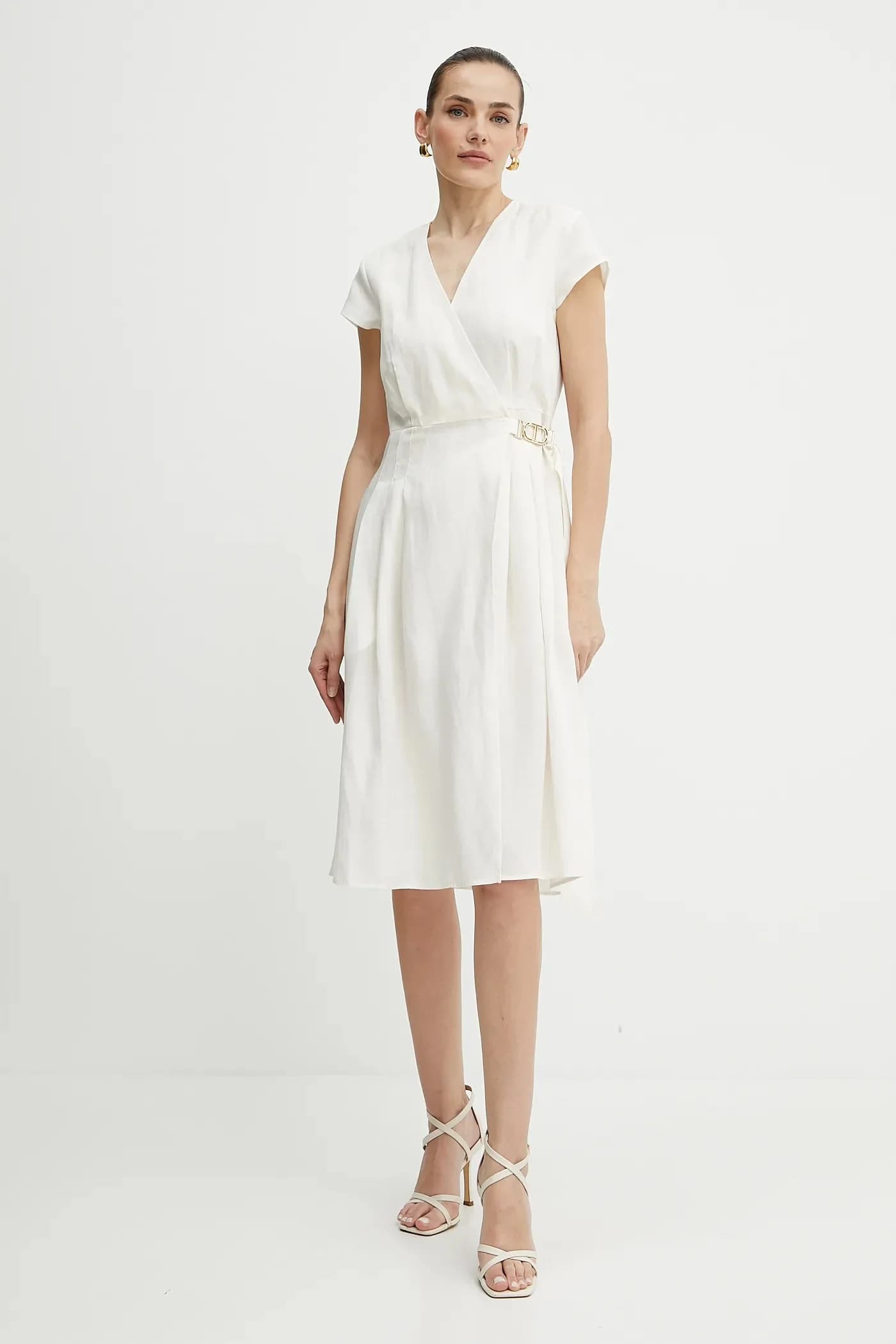 Платье из смесового льна - фото 2