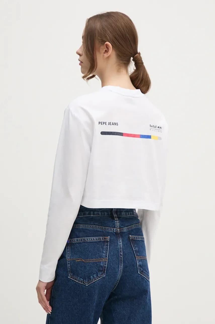 Хлопковая рубашка с длинным рукавом - фото 3