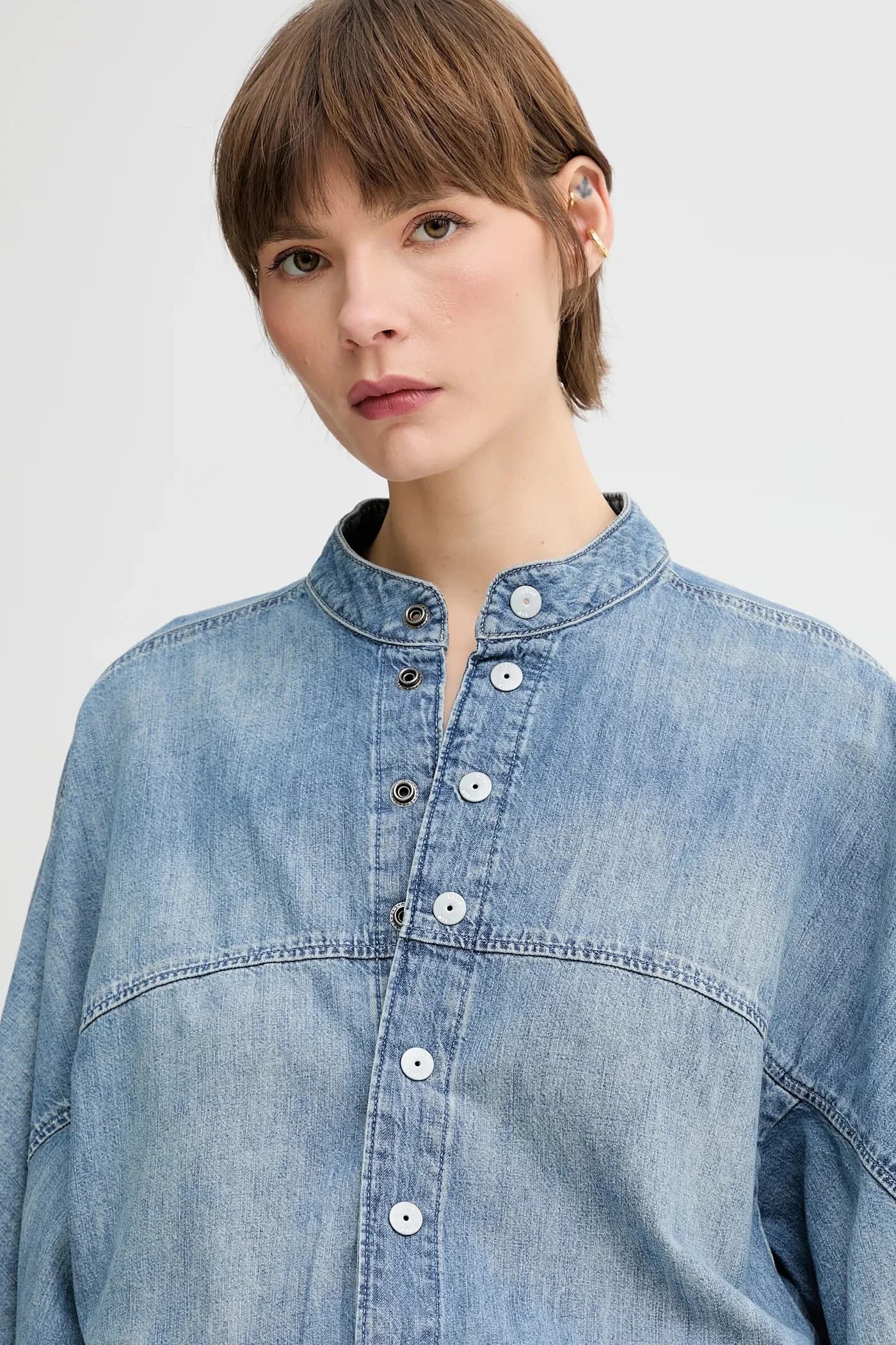 Джинсовое платье - фото 4