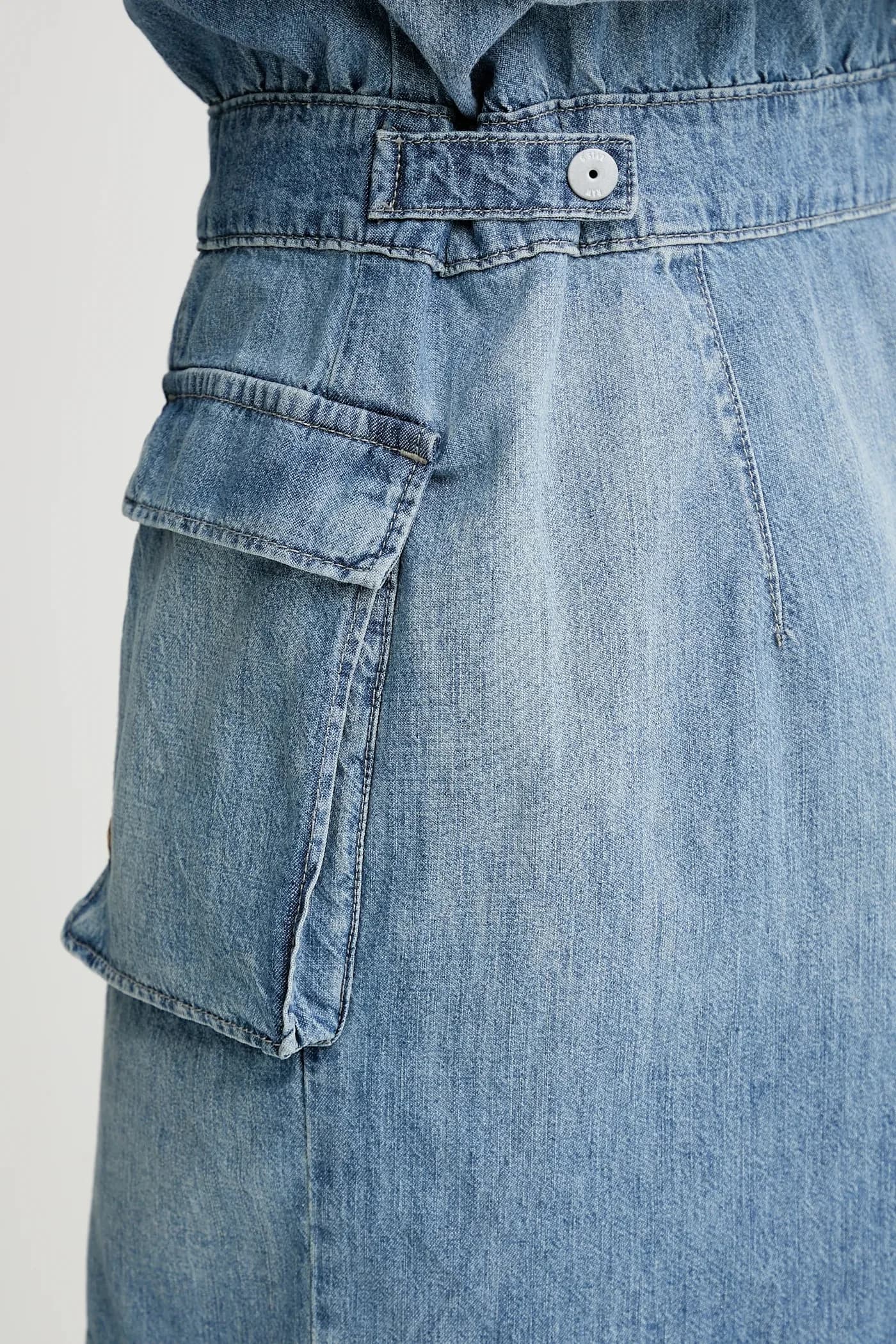 Джинсовое платье - фото 6