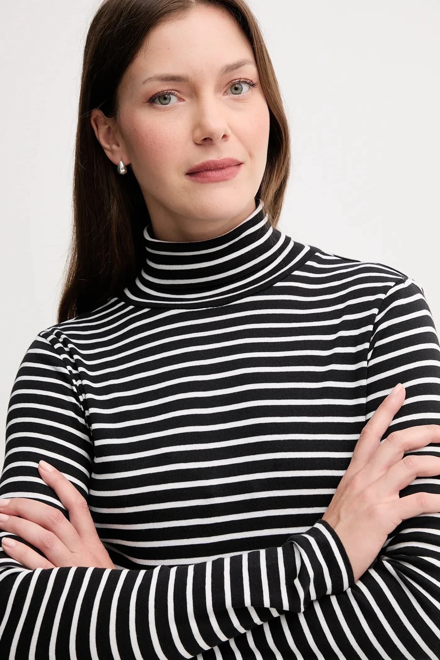 Хлопковая рубашка с длинным рукавом - фото 4