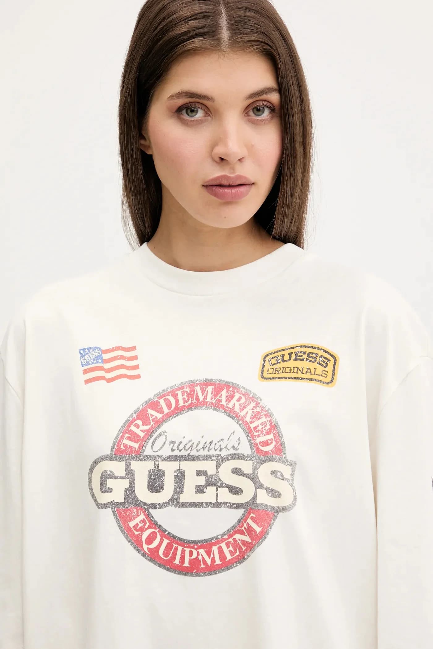 Хлопковая рубашка с длинным рукавом - фото 4