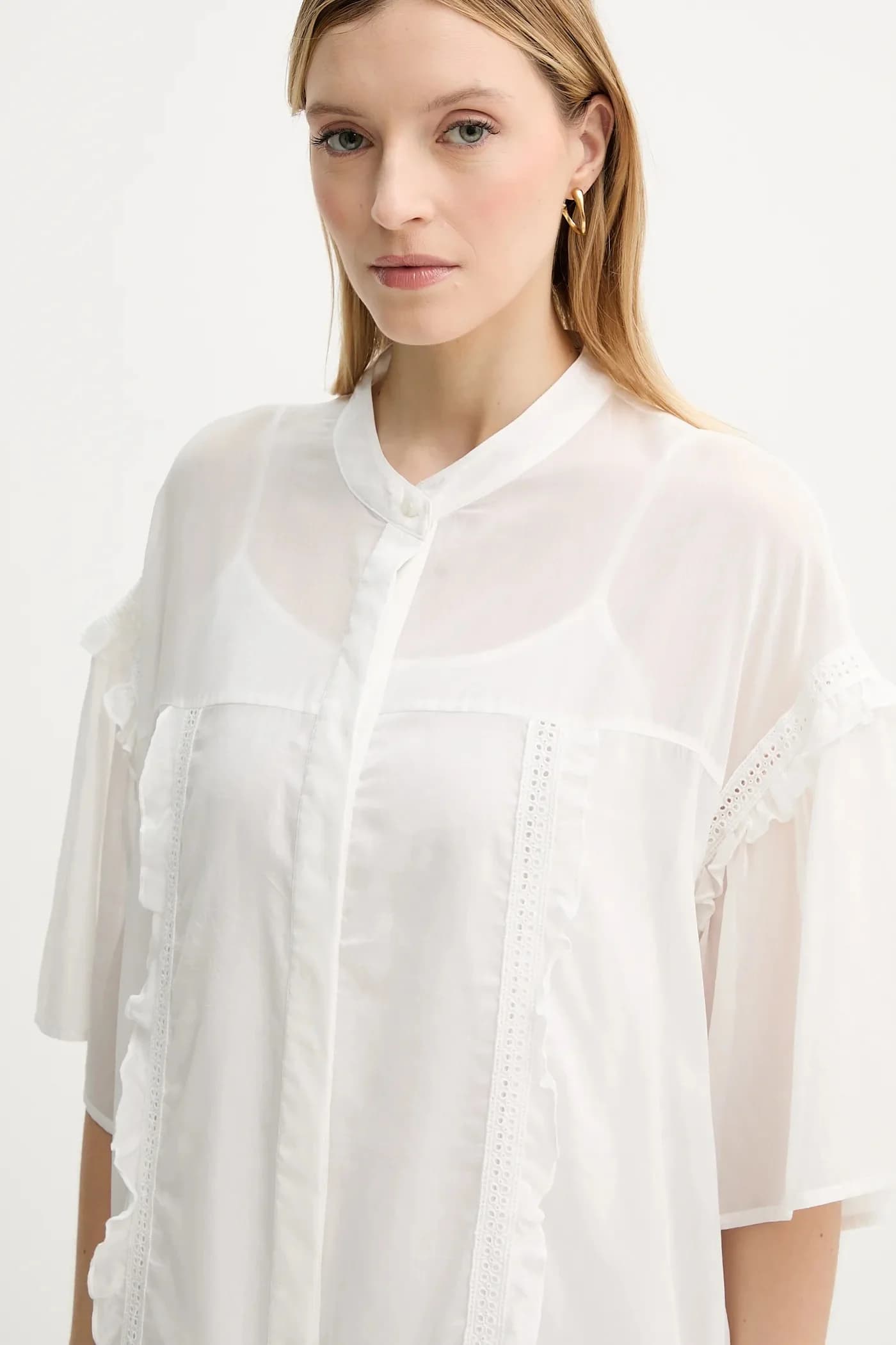 Платье с оттенком шелка - фото 4