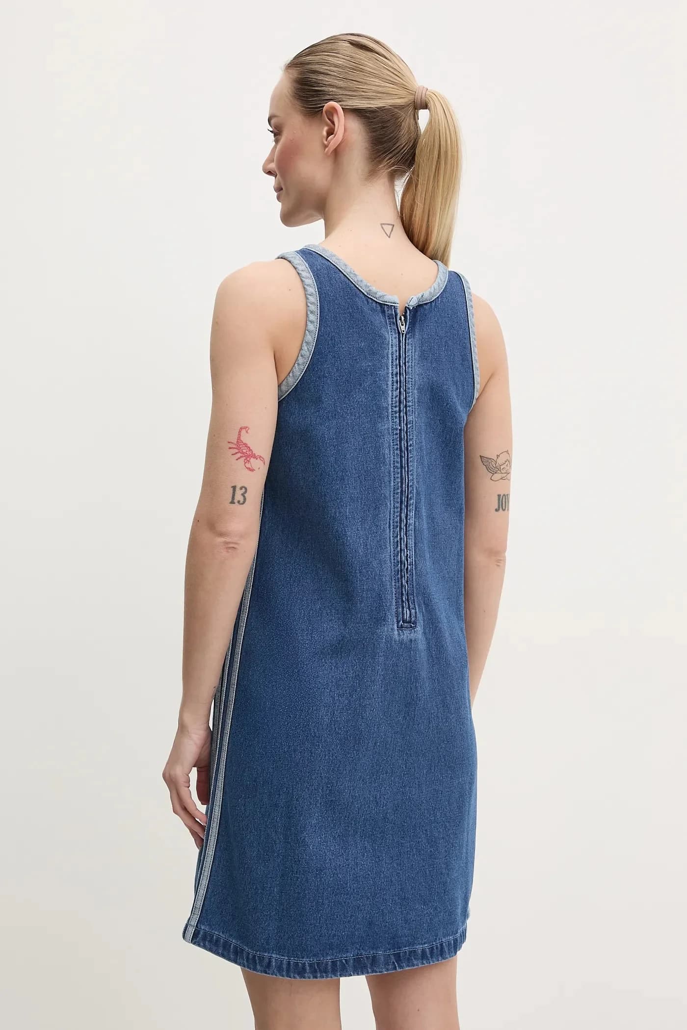 DENIM 3S DRESS джинсовое платье - фото 3