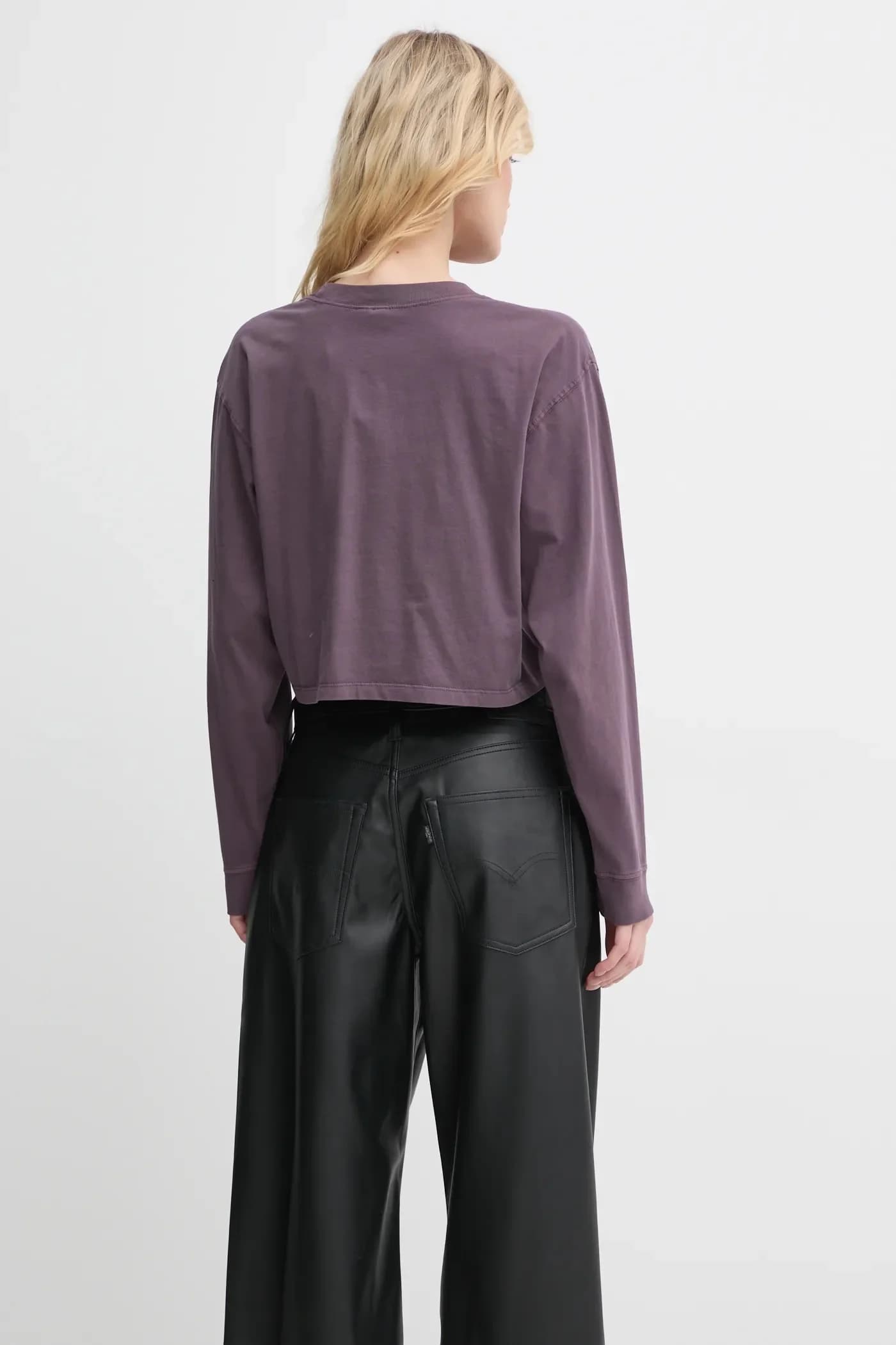 Хлопковая рубашка с длинным рукавом - фото 3