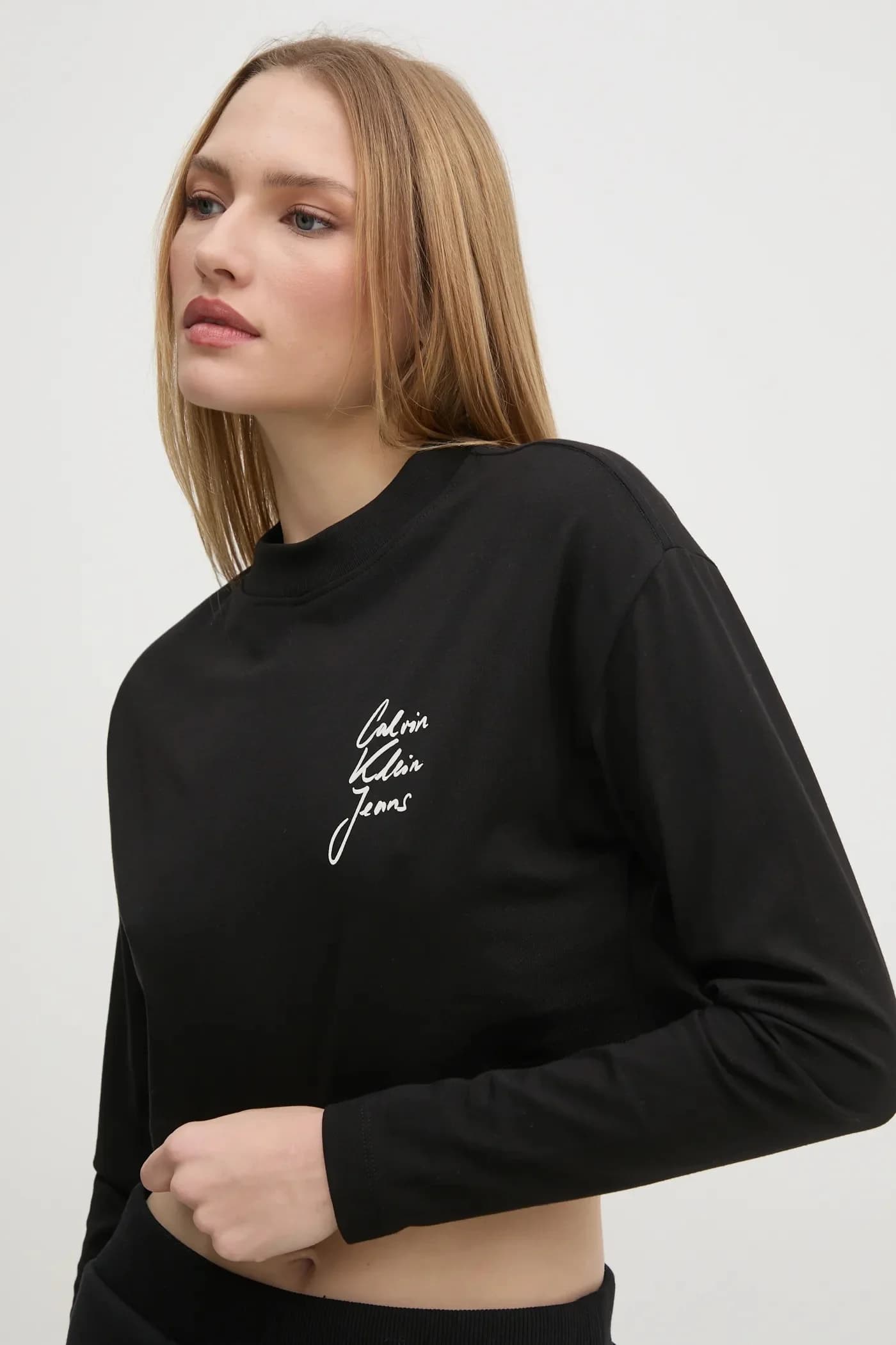 Хлопковая рубашка с длинным рукавом - фото 4