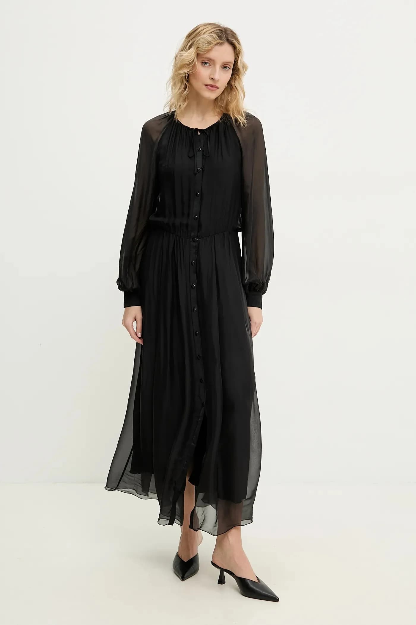 Шелковое платье