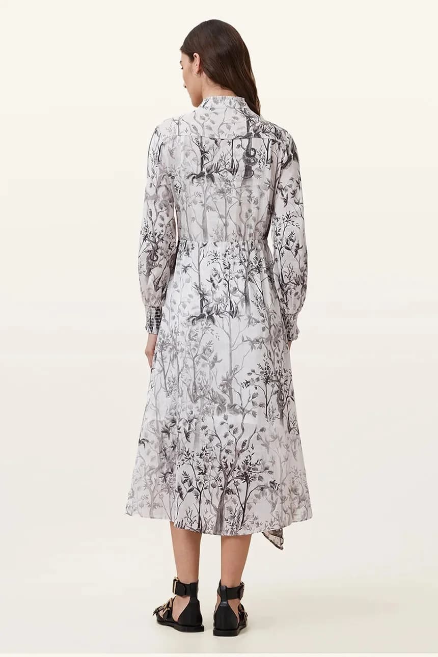 SKYLAR MAXI льняное платье - фото 5