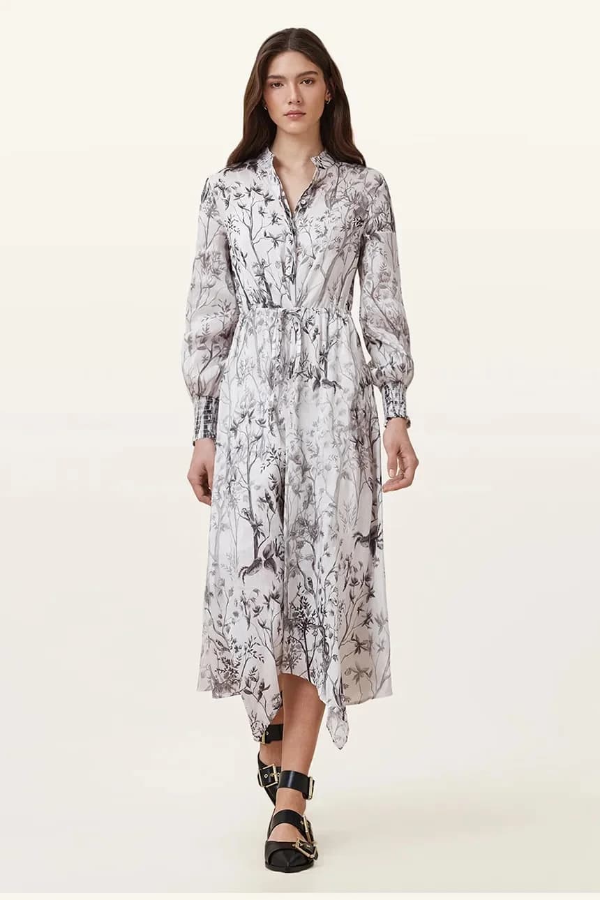 SKYLAR MAXI льняное платье - фото 7