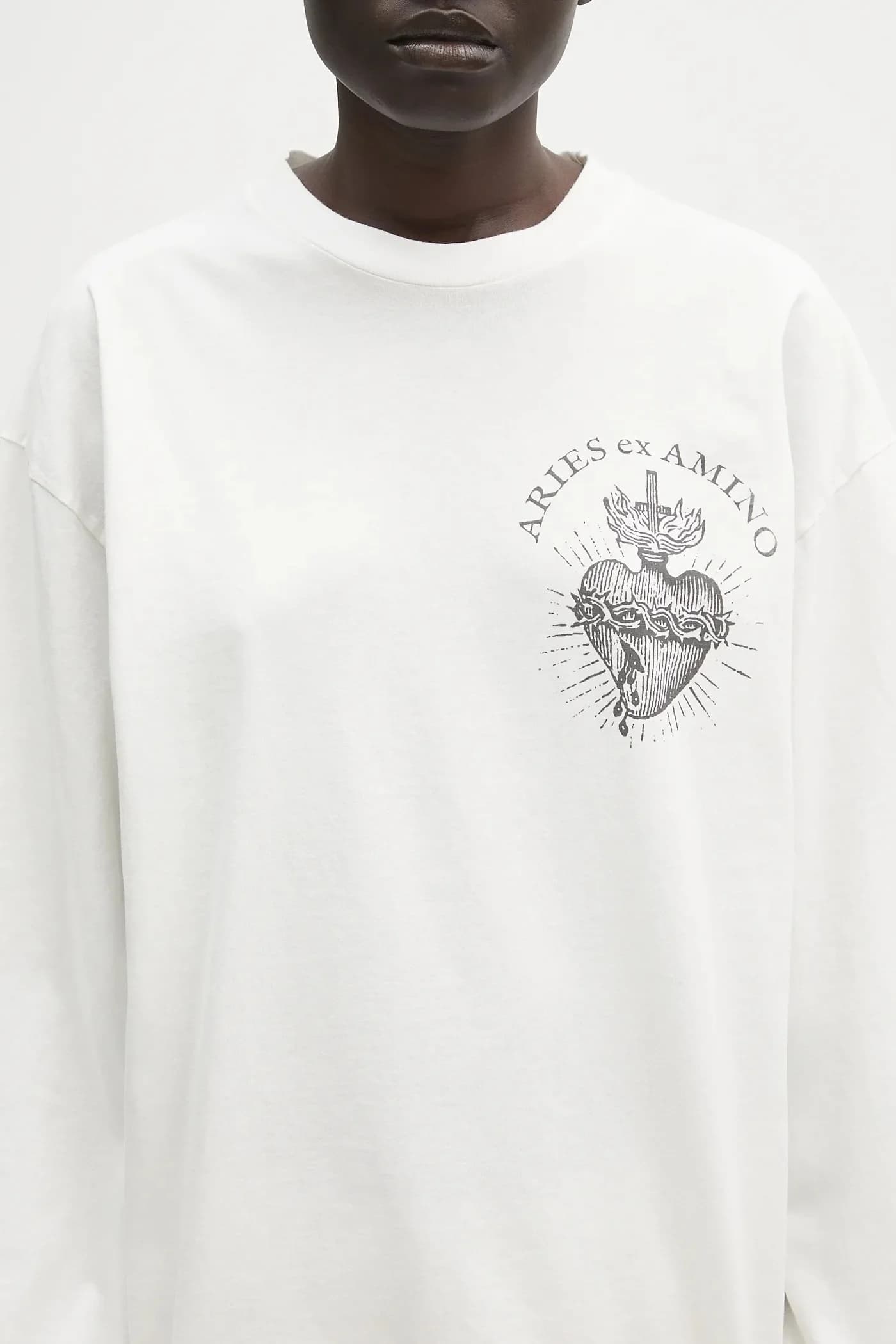 Хлопковая футболка с длинными рукавами Faded Aries Ex Amino LS - фото 8