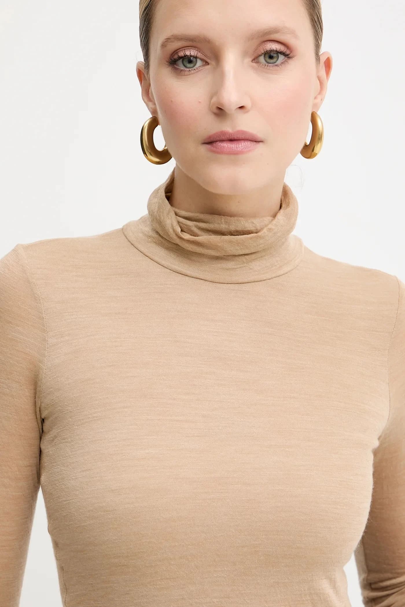 Шерстяной с длинным рукавом - фото 4