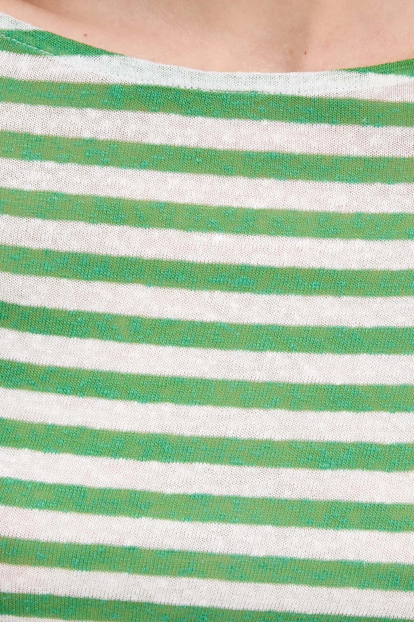 Лонгслив из смесового льна - фото 4