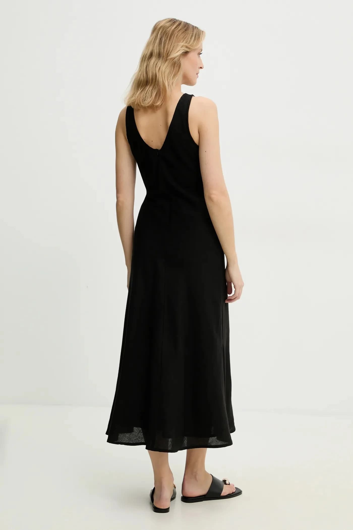 Льняное платье - фото 3