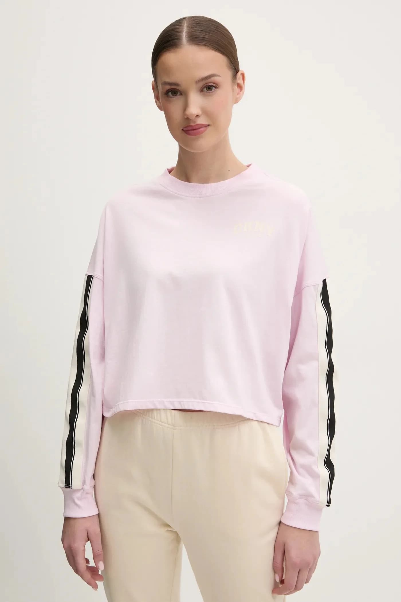 Хлопковая рубашка с длинным рукавом