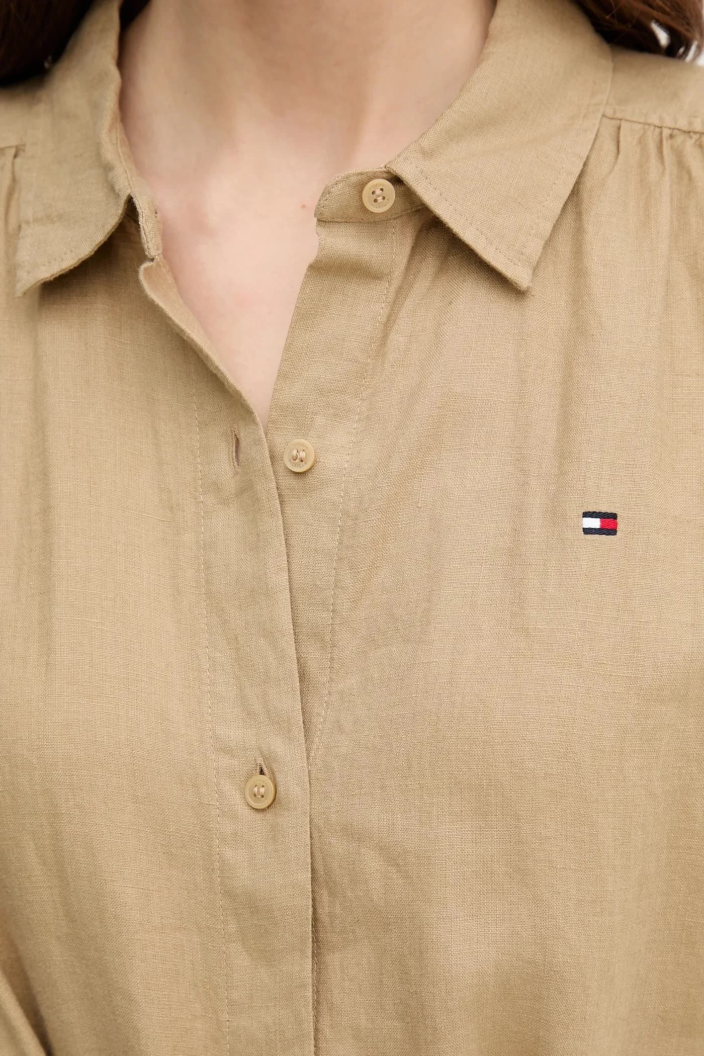 Льняное платье - фото 5