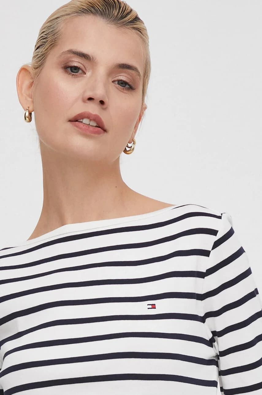 Хлопковая рубашка с длинным рукавом - фото 4