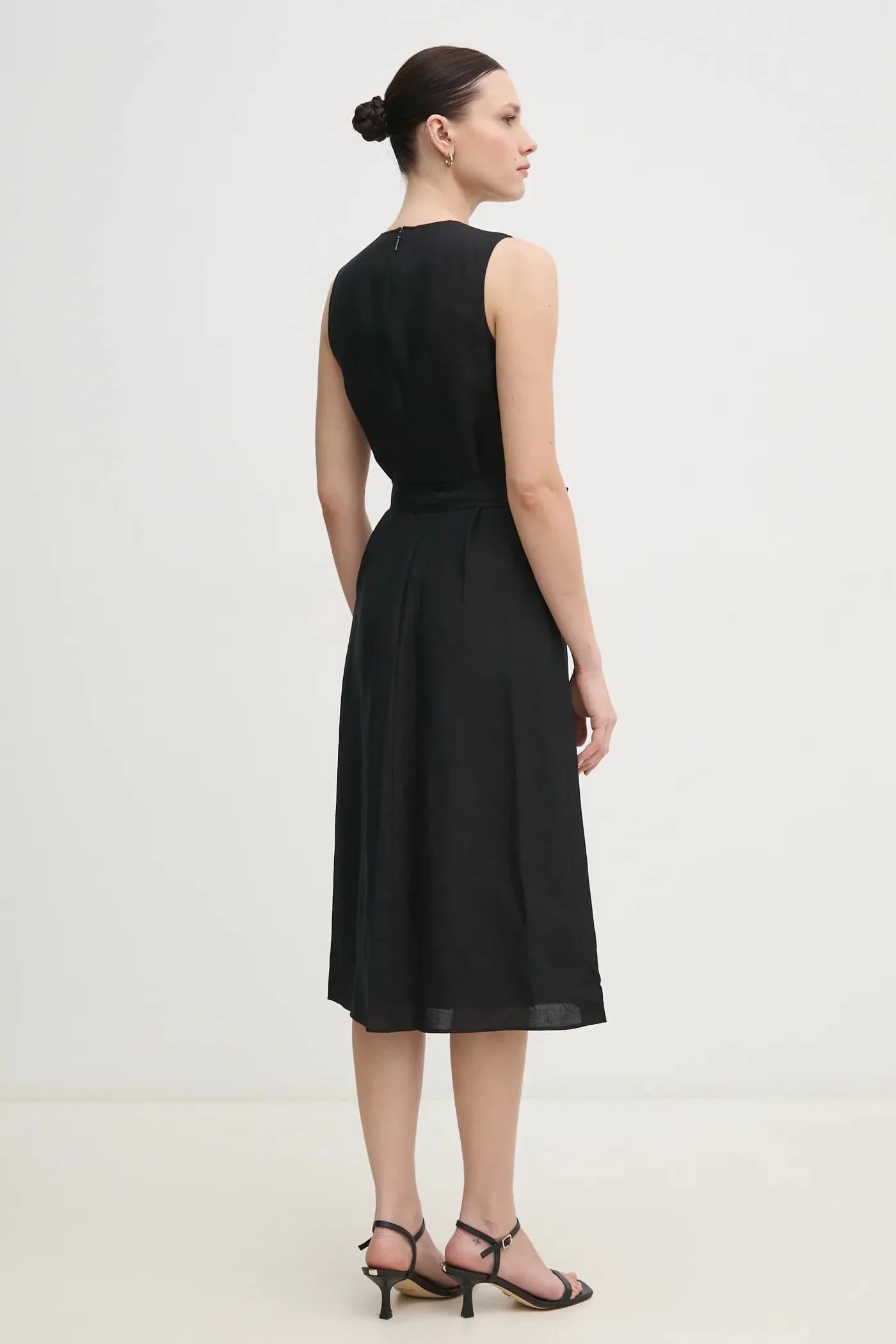 Платье из смесового льна - фото 3