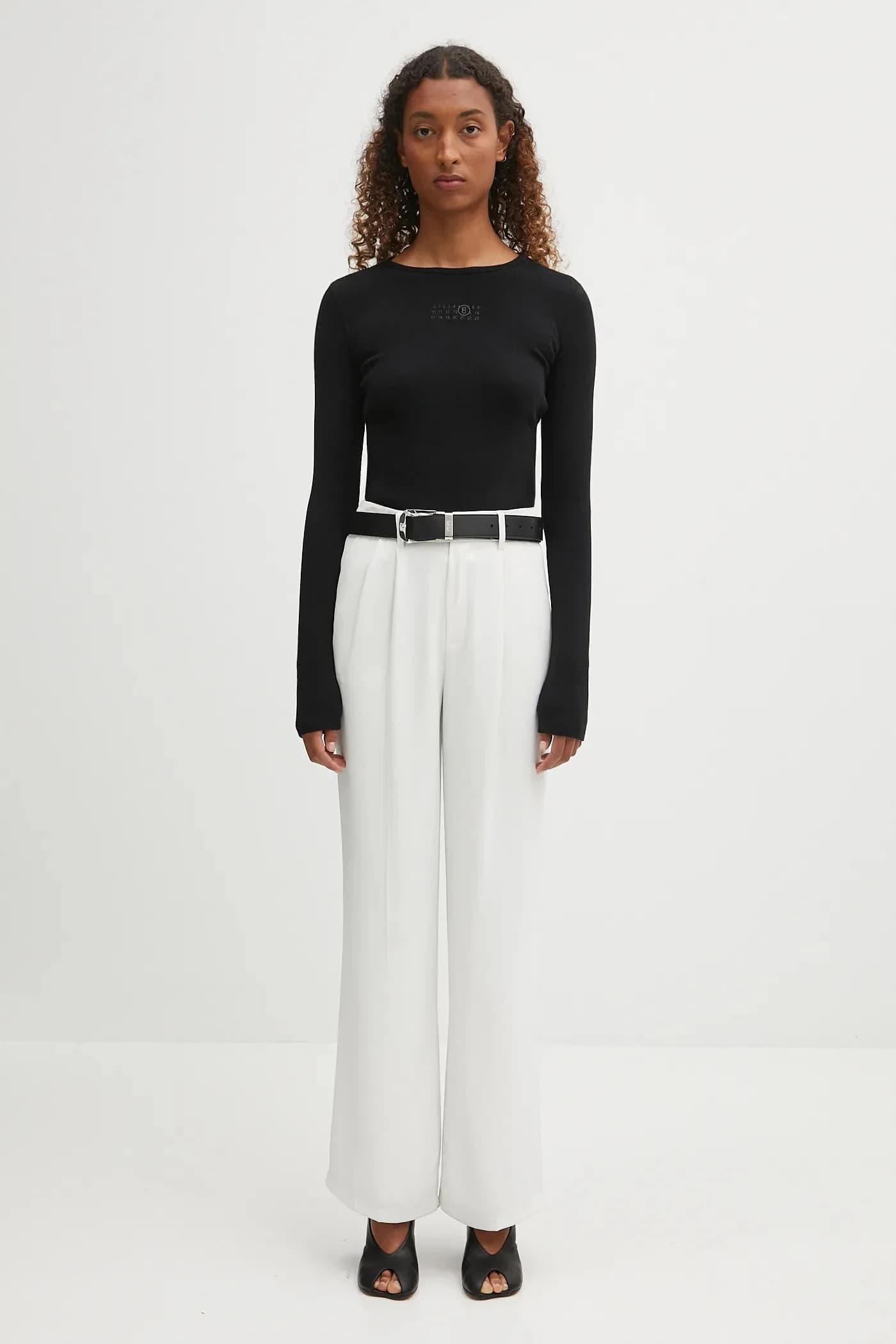 Лонгслив из смесовой шерсти - фото 5